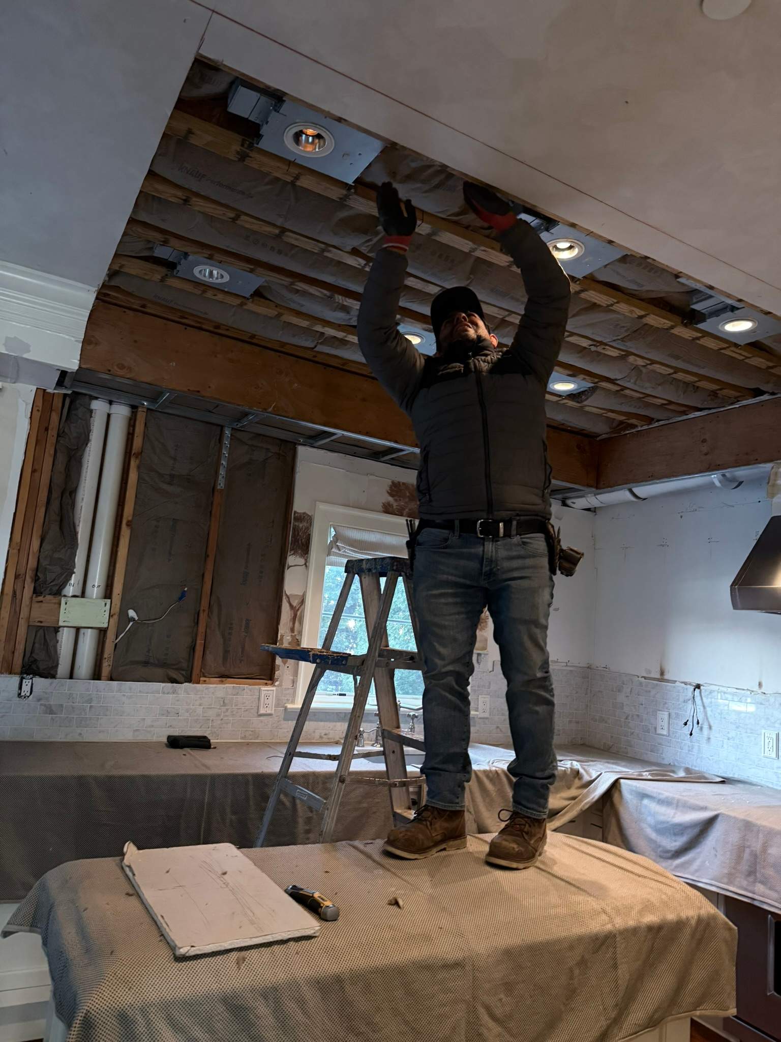 Water Damage Repairs in Luxury Kitchen and Primary Bathroom by Fox Hill Luxury Real Estate Services