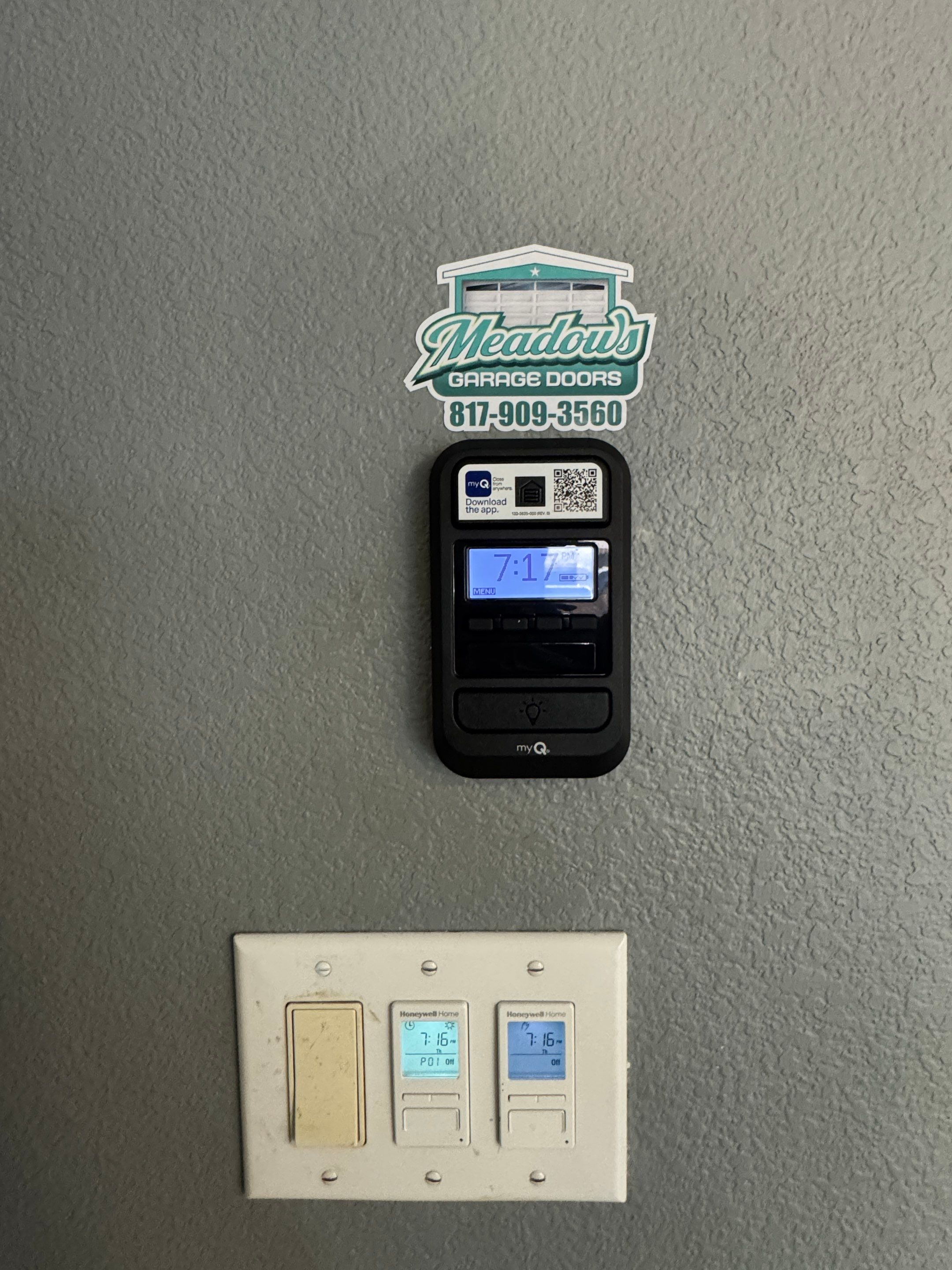 LiftMaster Smart Garage Door Opener Installation in Trophy Club by Meadows Garage Doors