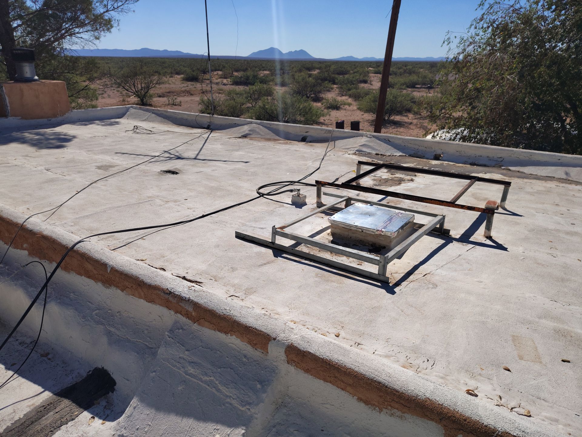 Residential roof application by SPF Services 