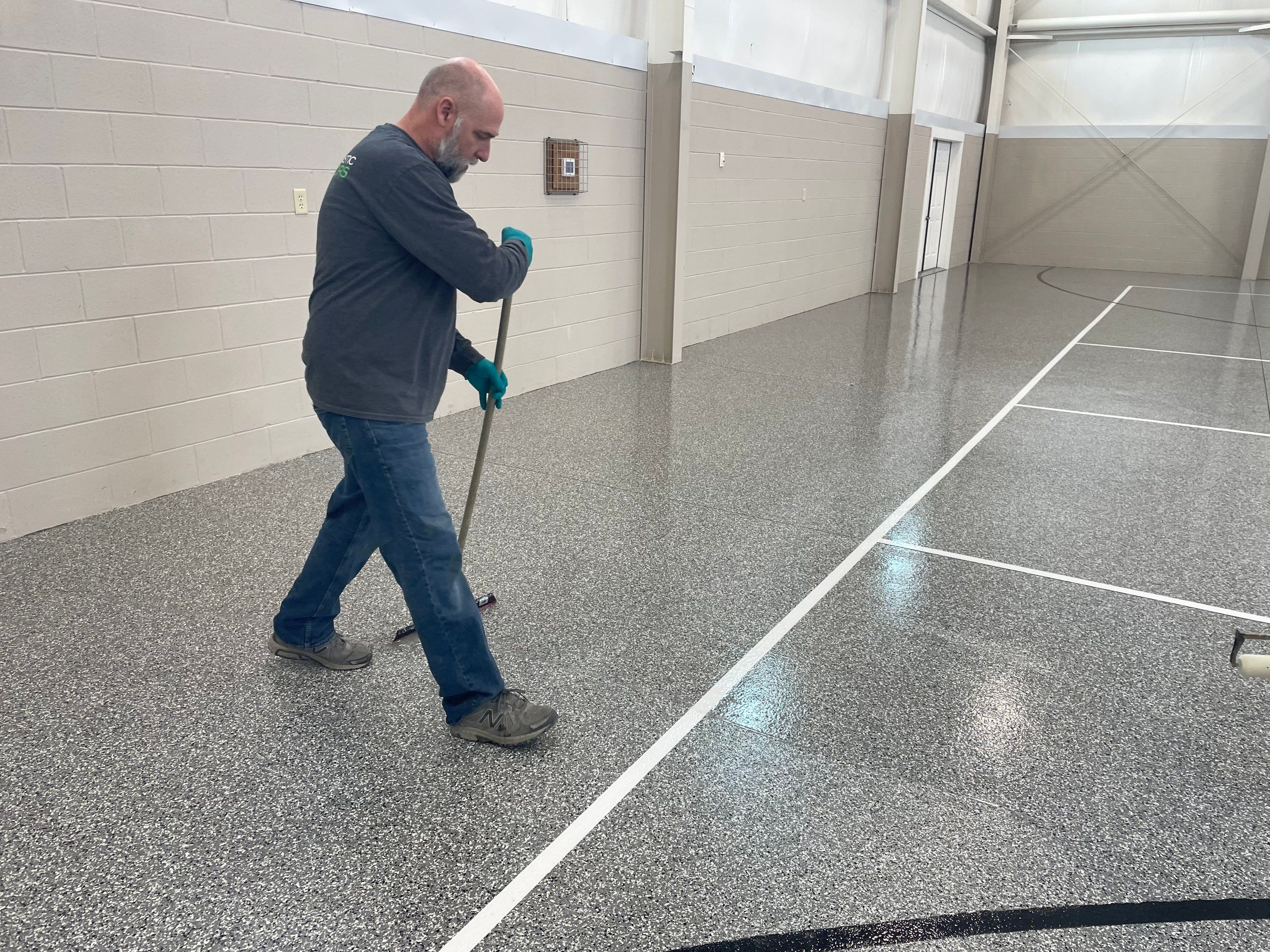 Commerical  using Smoke  by Fantastic Floors by Miller Custom Exteriors 