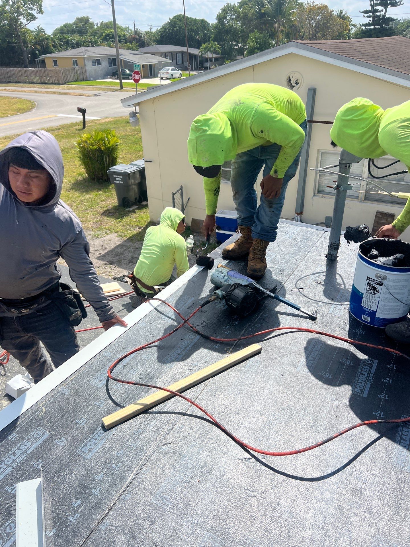 Beautiful Blue Shingle Re-Roof in Hollywood! by First Due Roofing