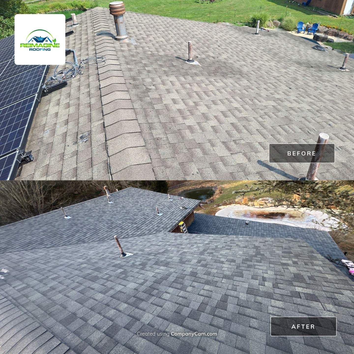 Oxford Gray Shingles by Reimagine Roofing
