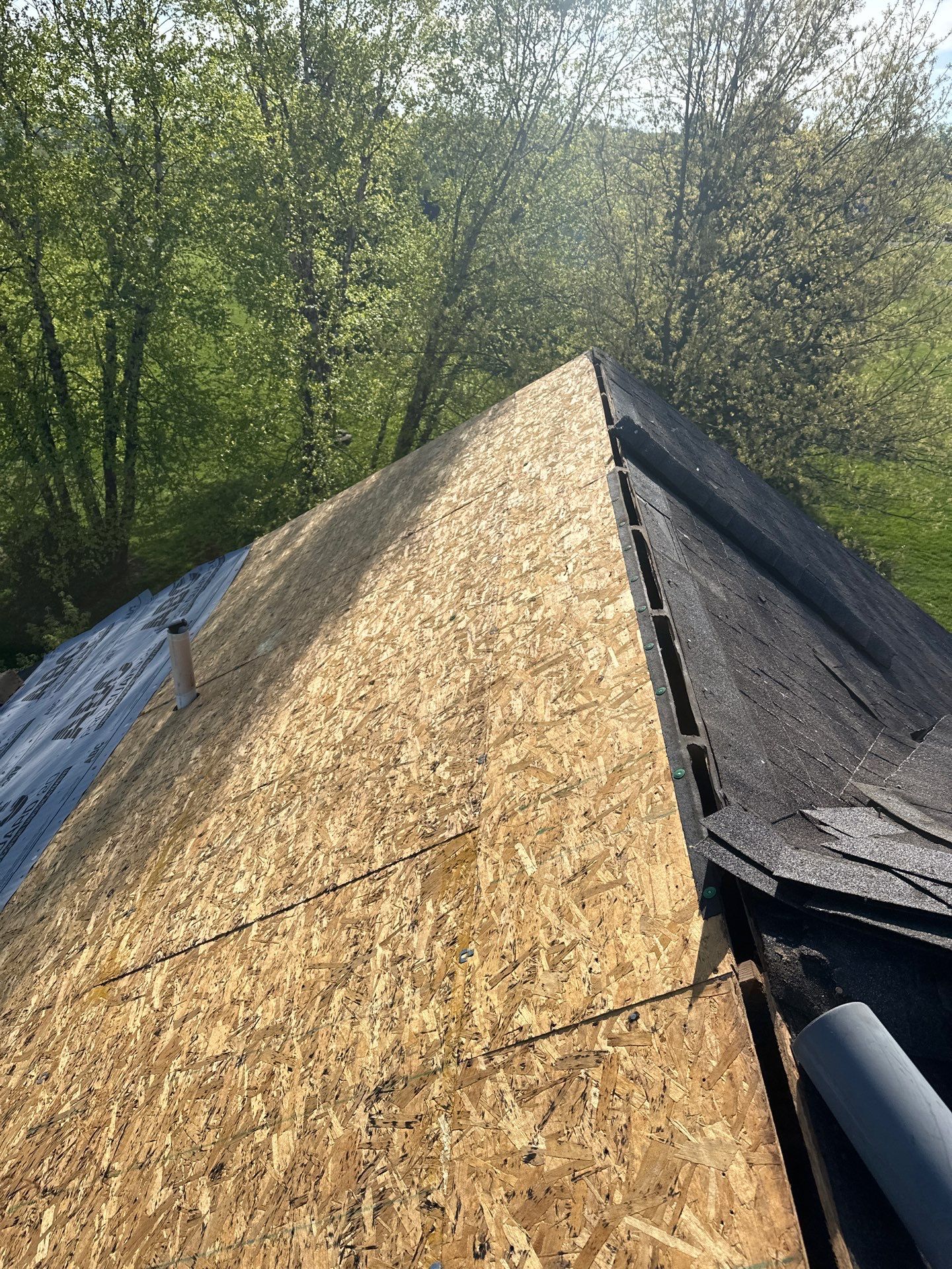 Residential Roofing Installation using Duration Series Shingles - Driftwood by RoofX 