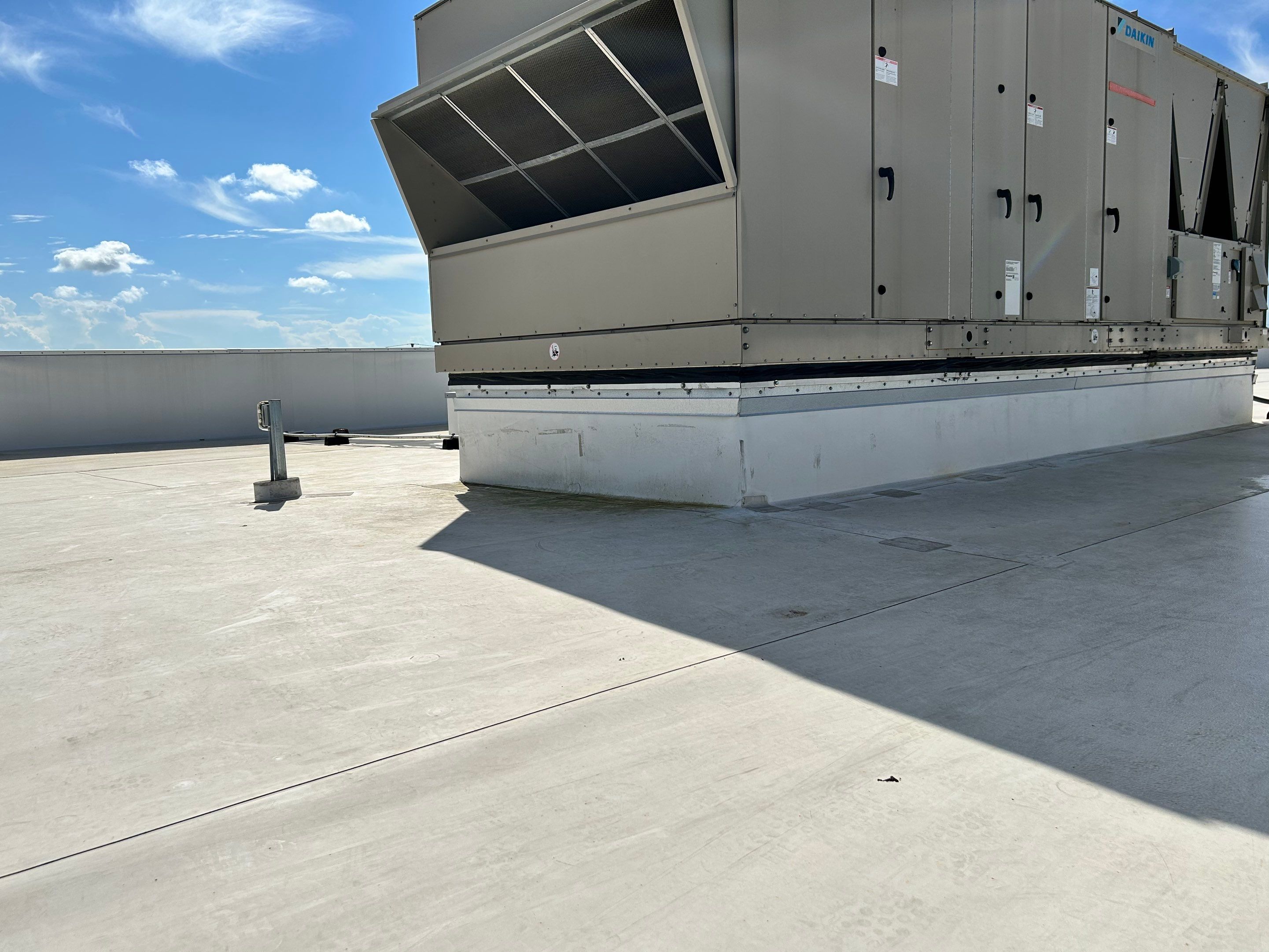 TPO Flat Roof Installation at Dade Quail Roost in Miami by AJF ROOFING INC