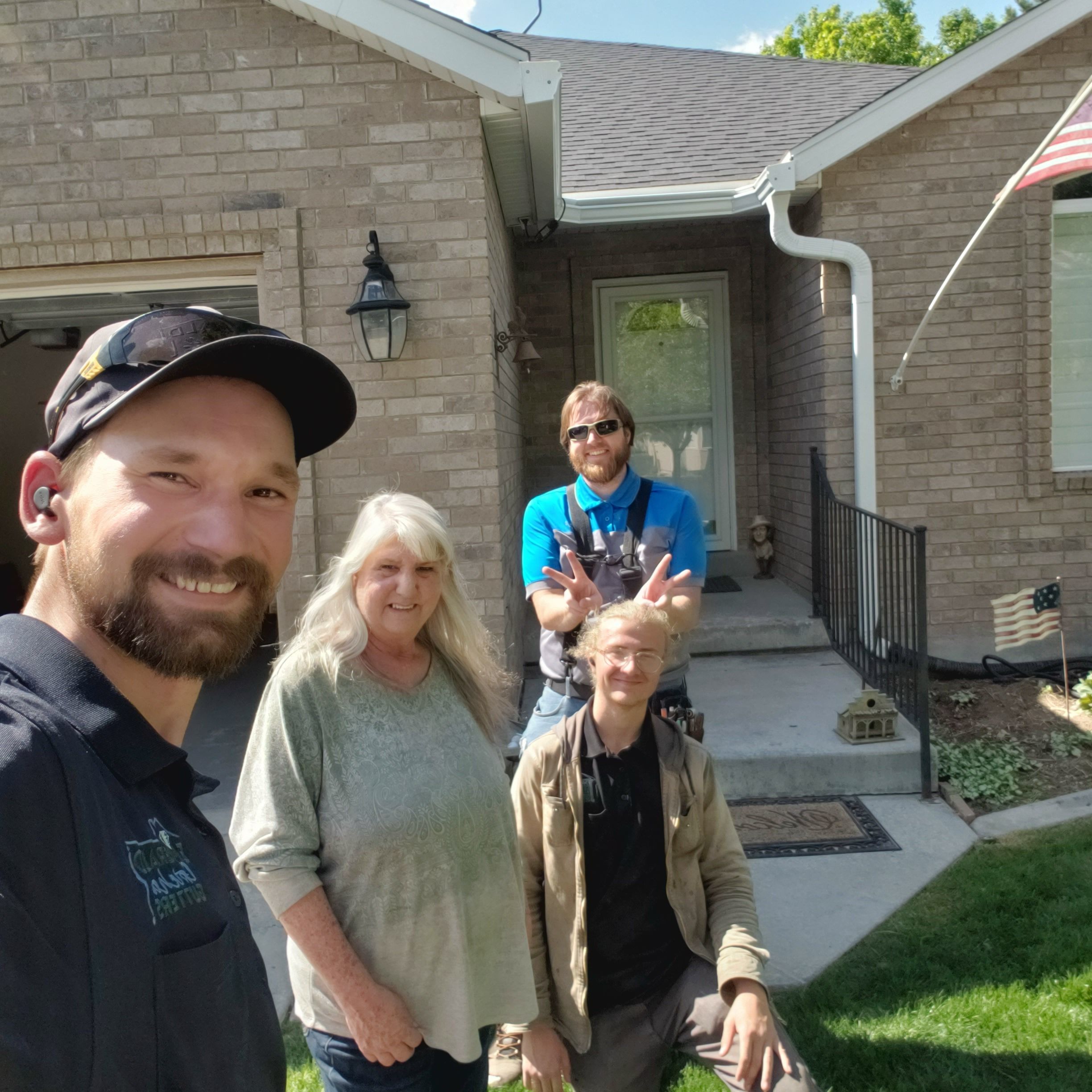 Project in Riverton by Emerald Gotcha Gutters 