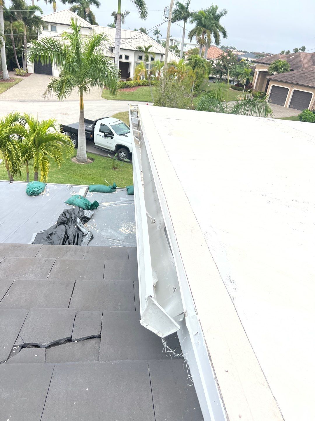 Residential Roofing Repair using Concrete Tile by Four Peaks Roofing