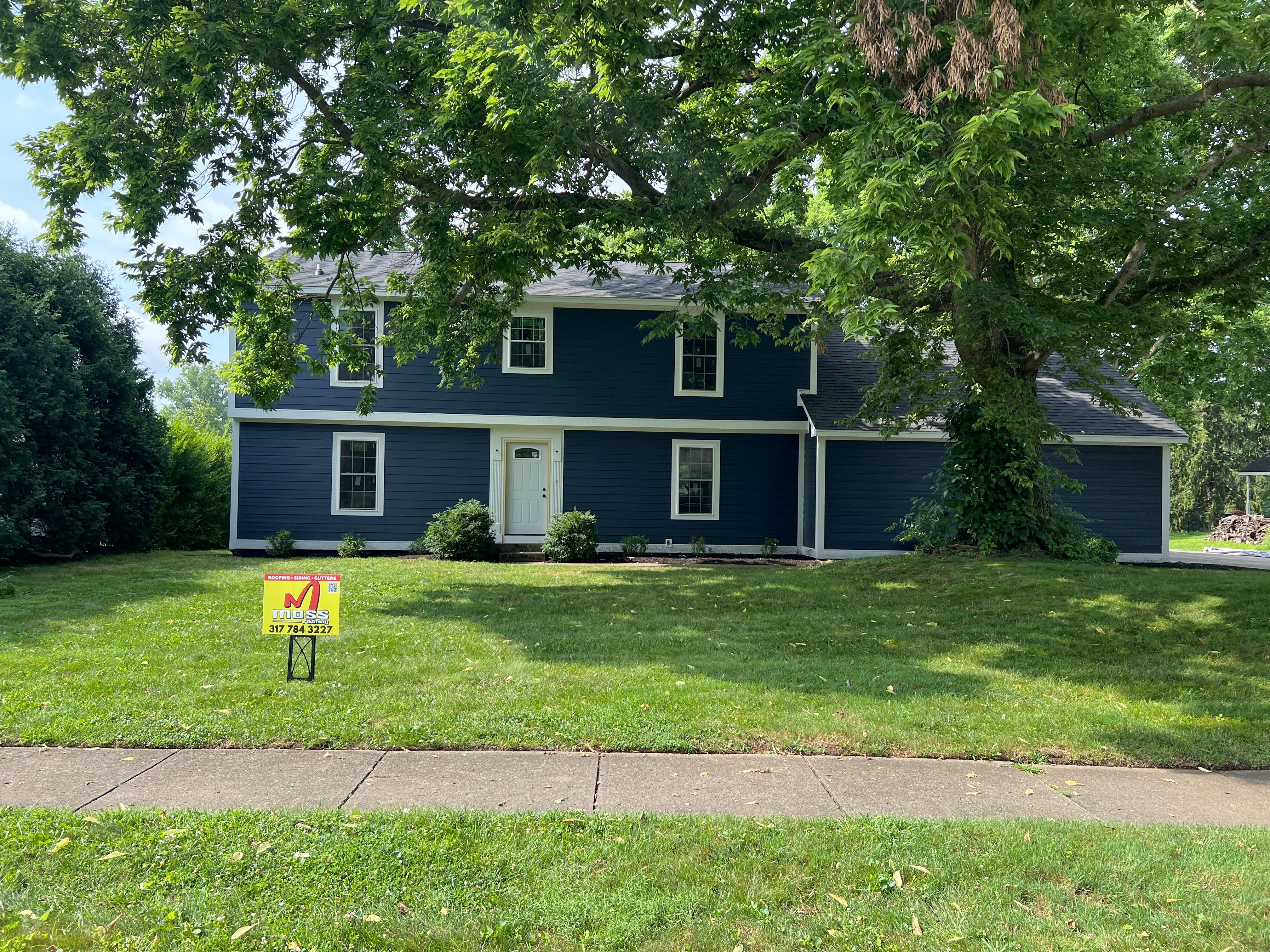 Project in Carmel by Moss Roofing