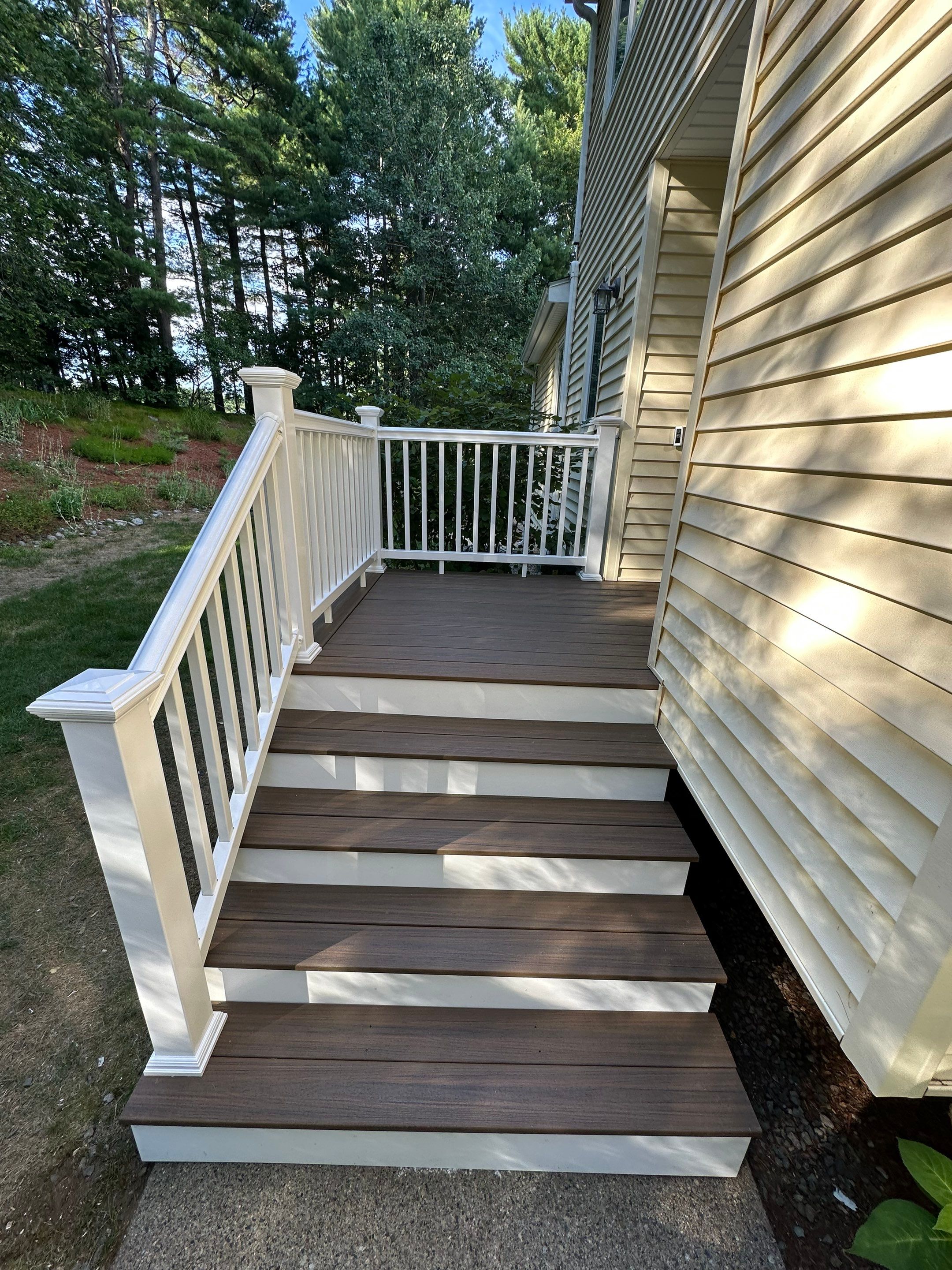 New Deck buit in Medfield MA by UBrothers Construction