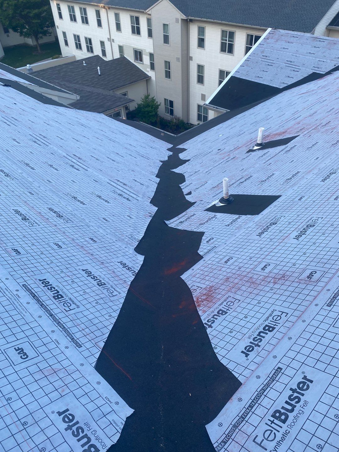 Commercial Roofing Installation using GAF Timberline  by All Site Roofing