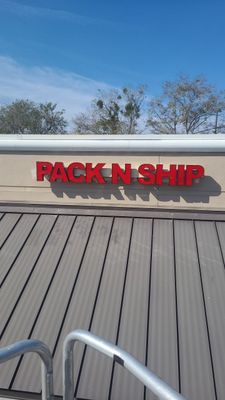 Channel Letters for Pack and Ship