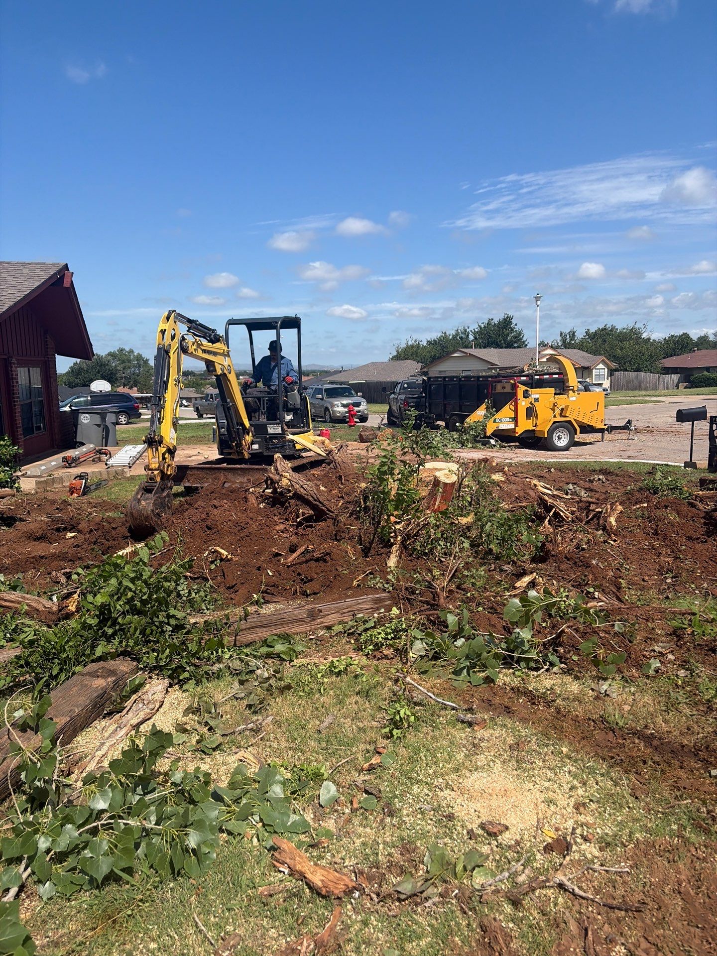 Emergency Tree Removal and Sod Installation Restoration in Lawton by Clays Services Inc