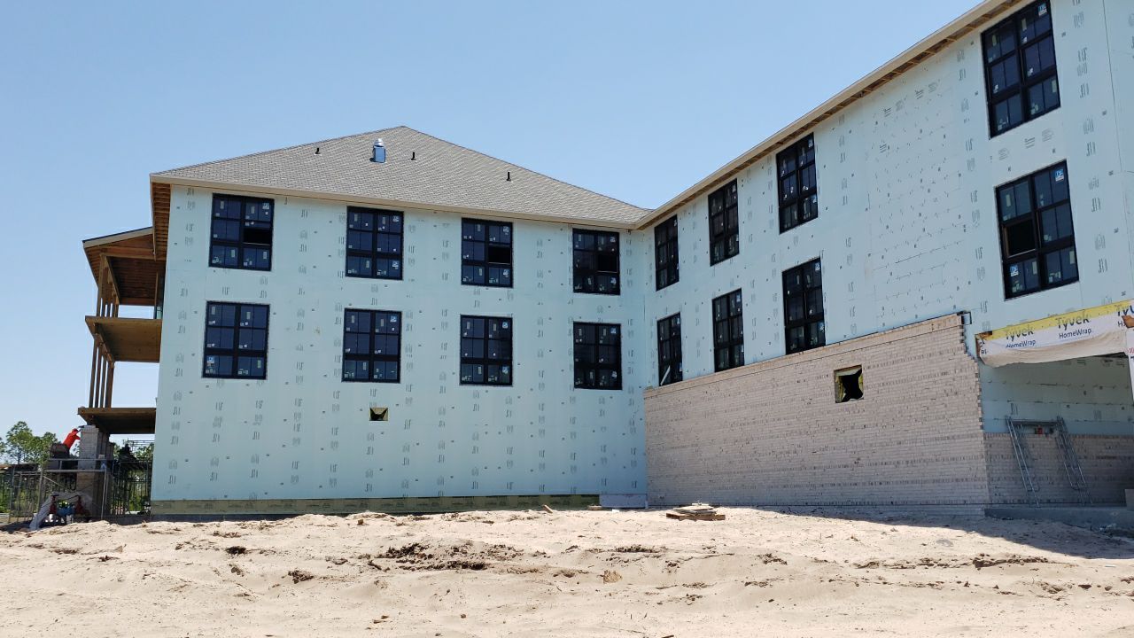 Half-Round Gutters for Coastal Homes in Panama City Beach FL by Gutter Professors