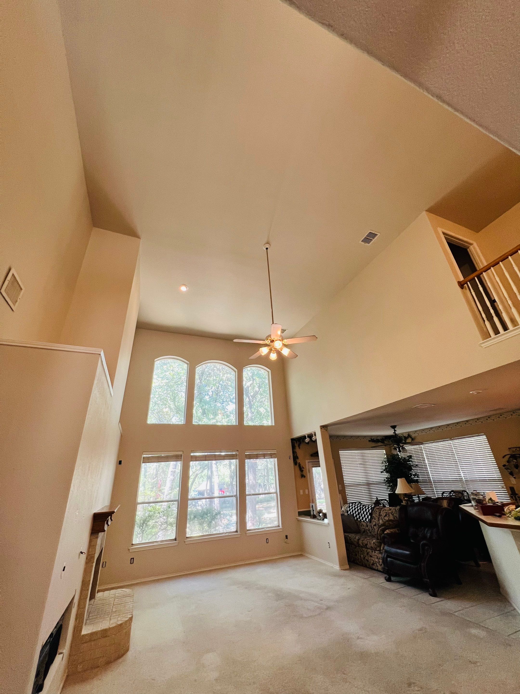 Full Exterior Remodel (Roofing, painting, Gutters) & Interior Damage Repair & Painting by First United Roofing & Construction