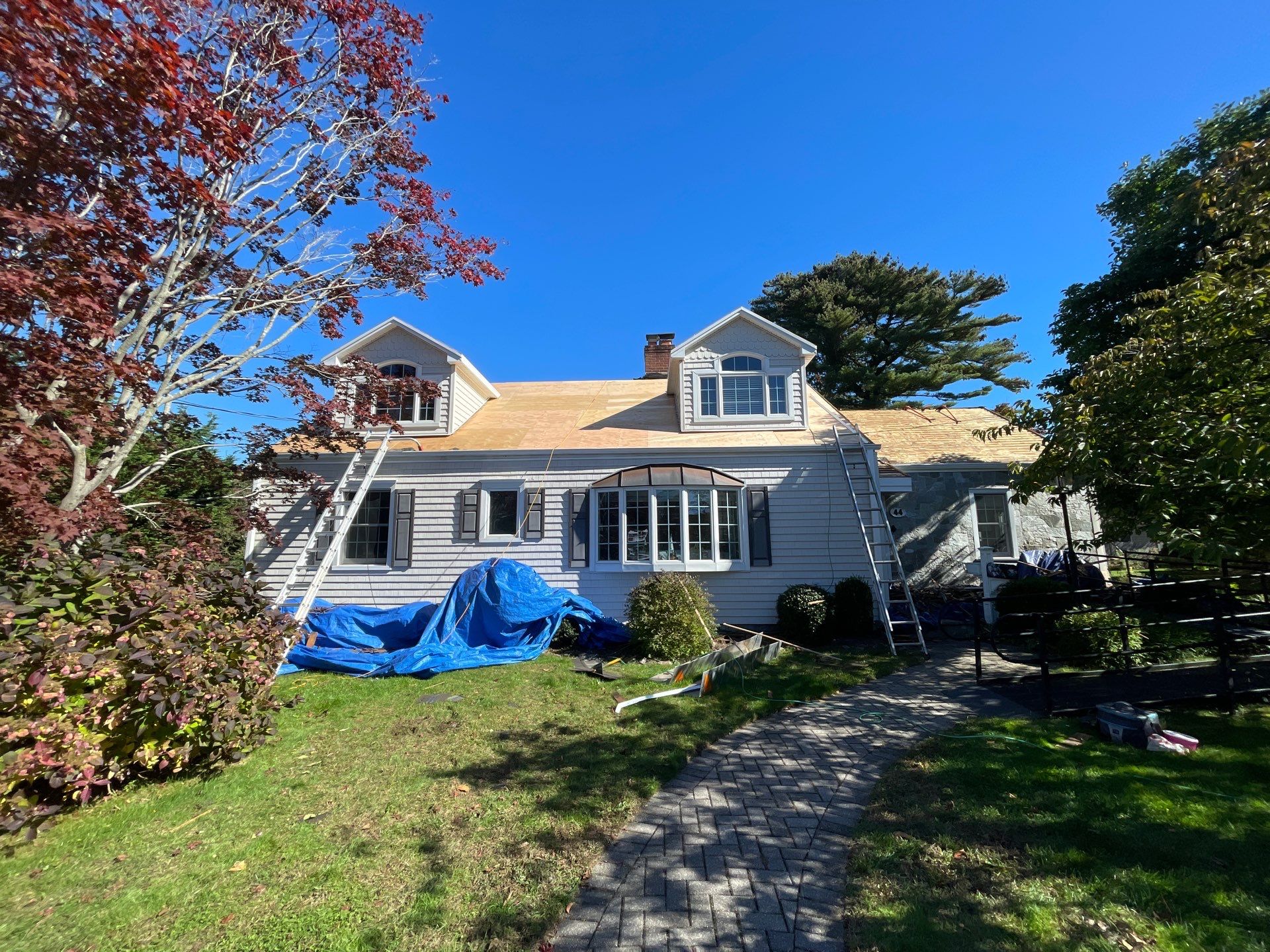 Residential Roofing Installation using Owens Corning Duration Onyx Black by A Plus Exterior