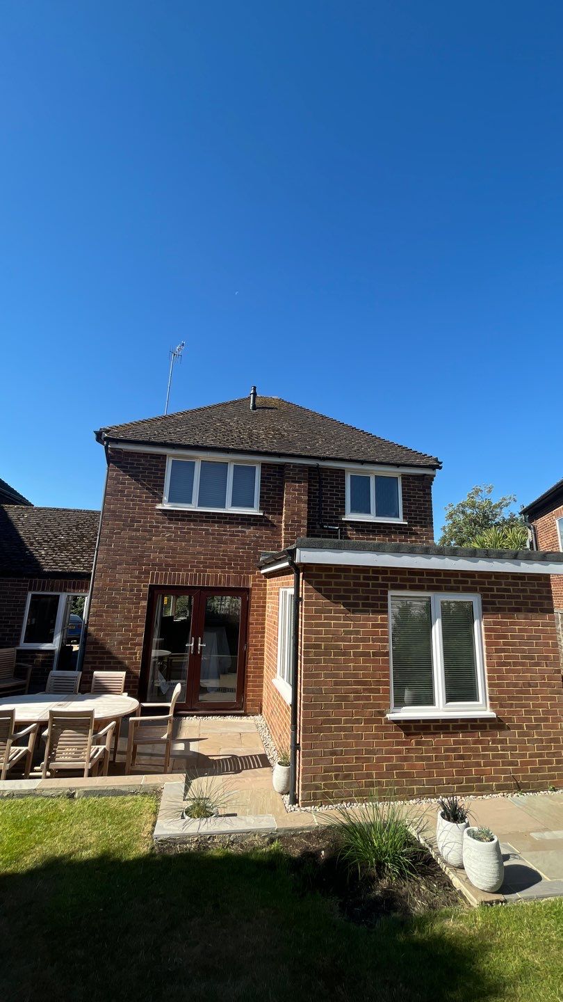 Roof Clean - Moss Removal - Gutter Clean using Honda 15lpm Low Pressure Washing Machine by Ges Exterior Cleaning ltd