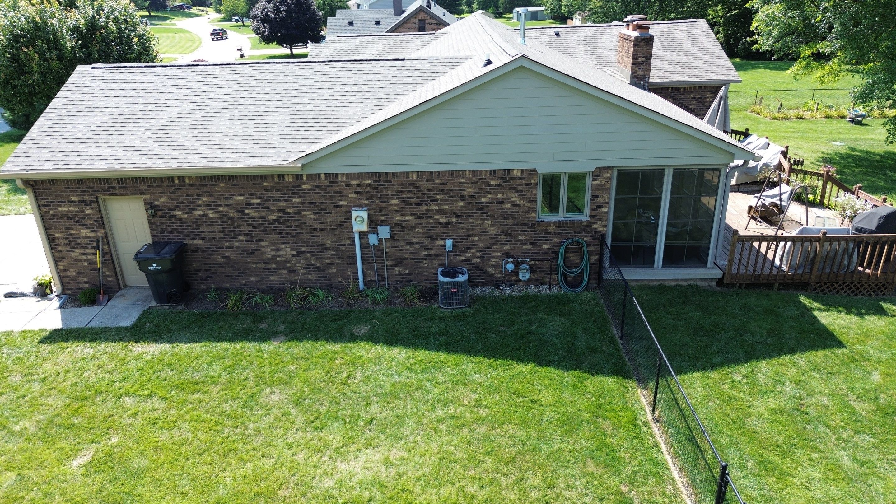 Project in Greenwood by Moss Roofing