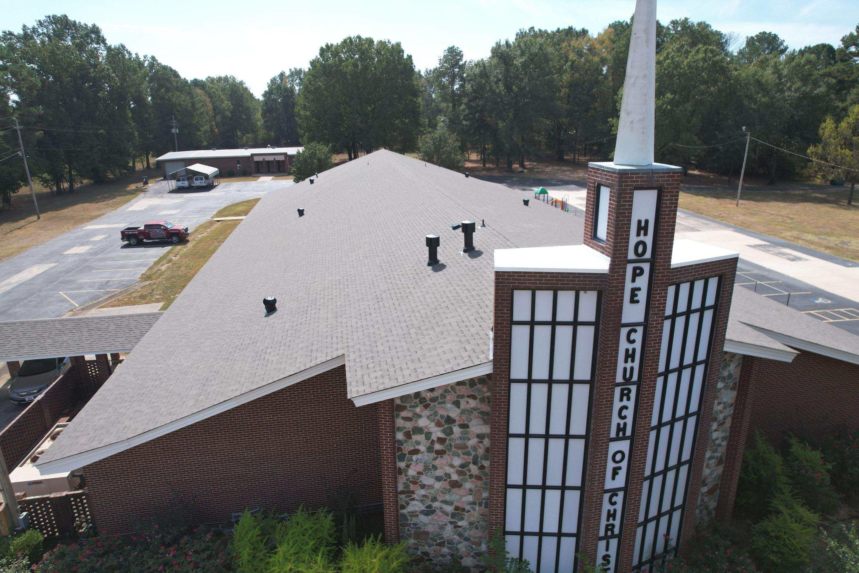 Hope Church of Christ by Hostetler Roofing