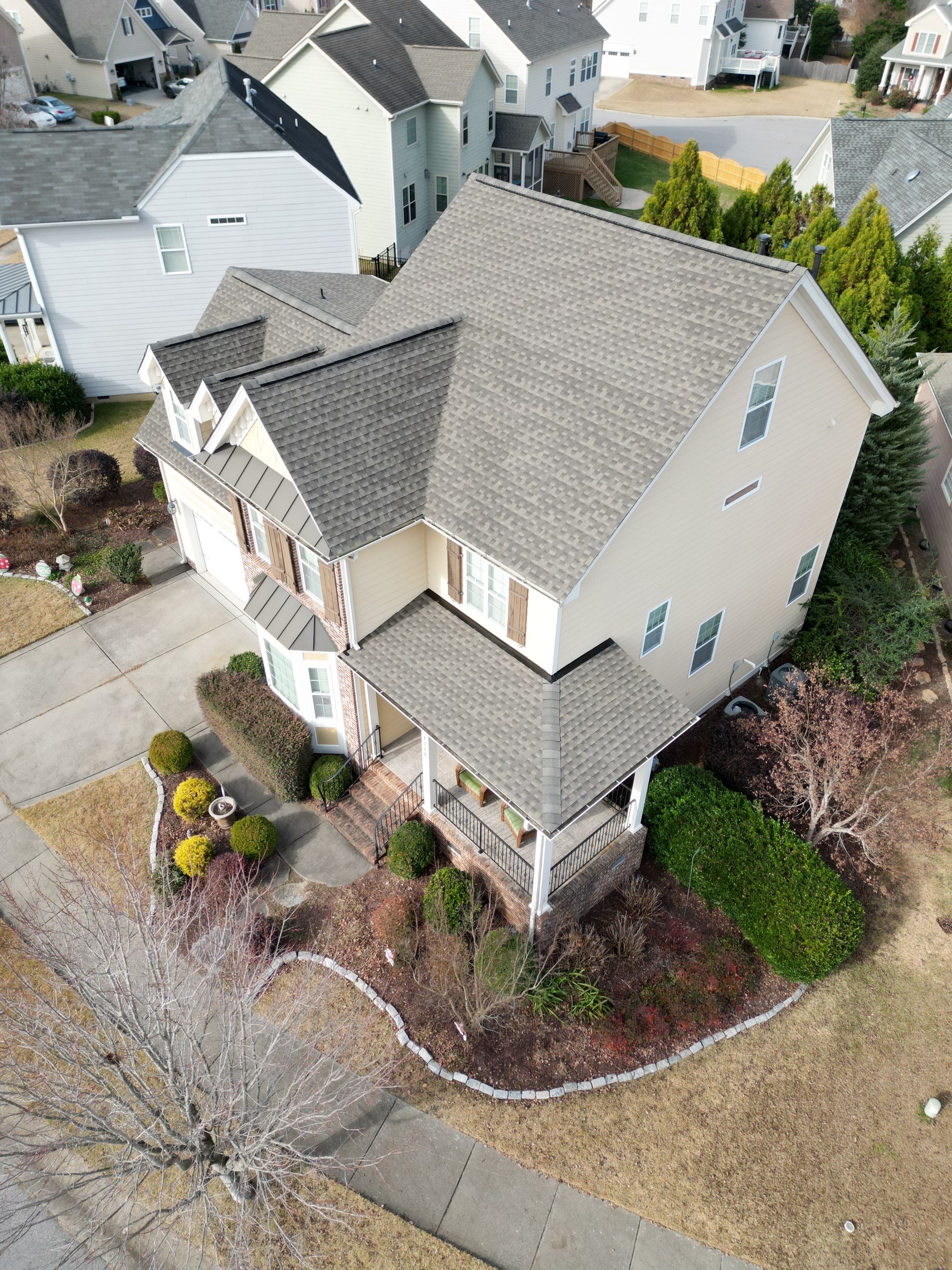 Roof Replacement - GAF Timberline HDZ Weathered Wood shingles  by Pro Performance Roofing