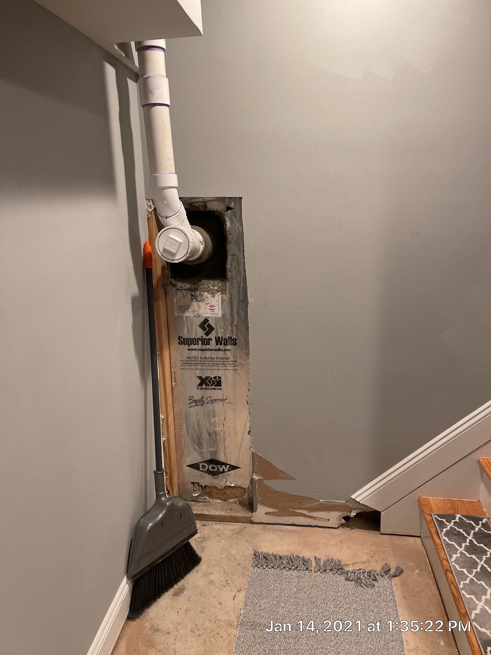 Basement Waterproofing Job in Bridgewater, NJ by Pure Service Pro, LLC 