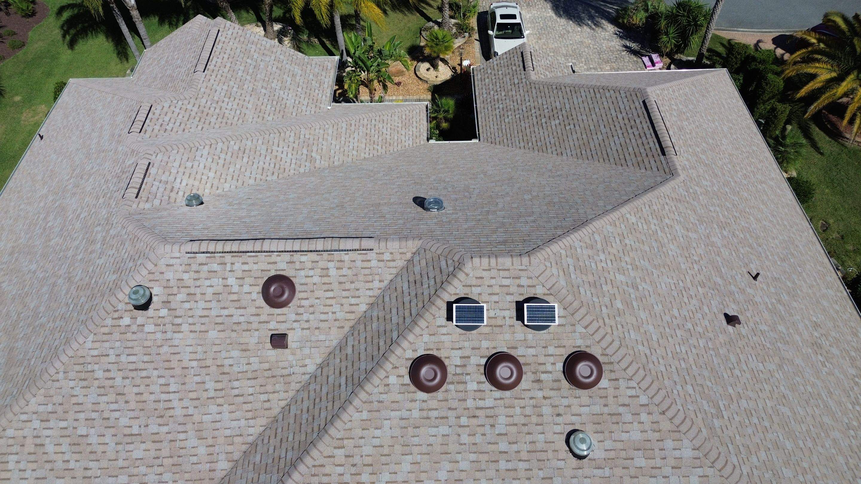 90 SQ shingle install at The Villages, FL by Brehm Roofing