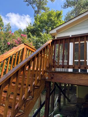 Wood Deck using Wood Sealant