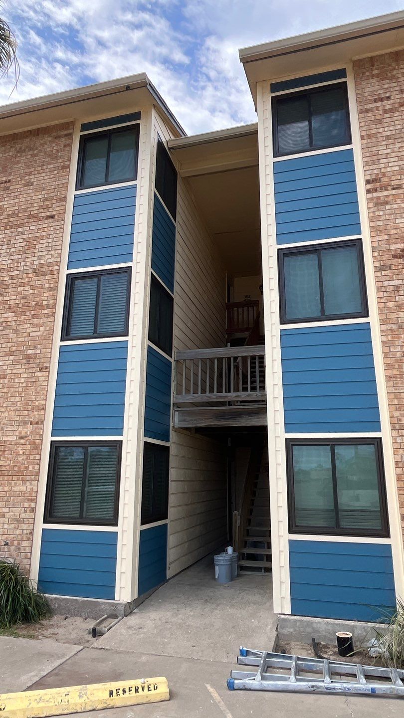 Exterior remodel Fortuna Bay Condos by Bayfront Roofing and Construction