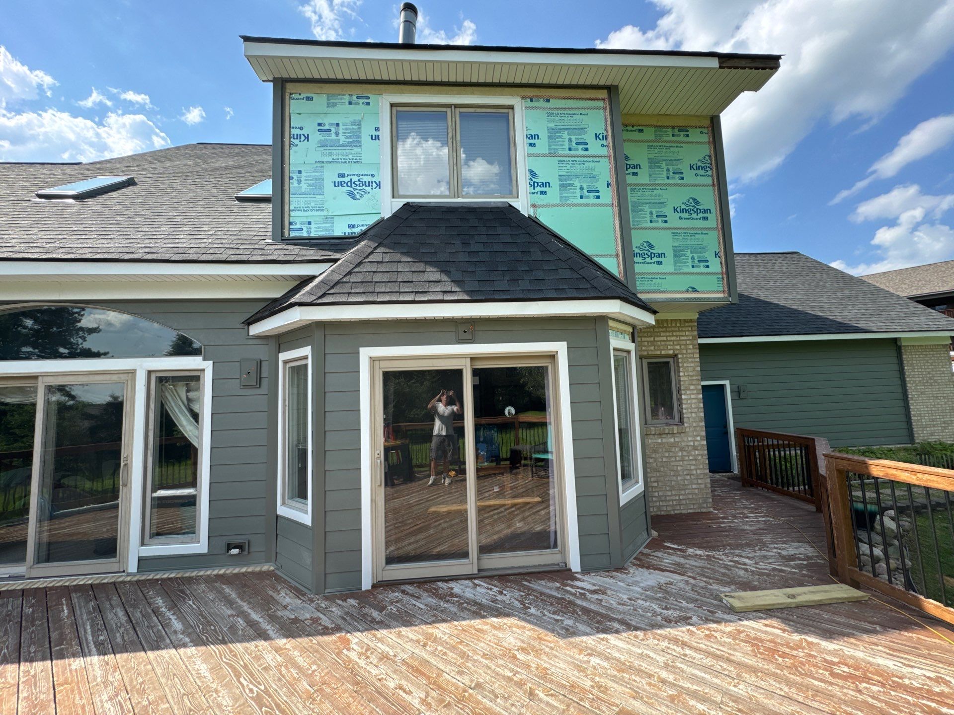 Siding Replacement using Alside Mountain Fern by 180 Contractors