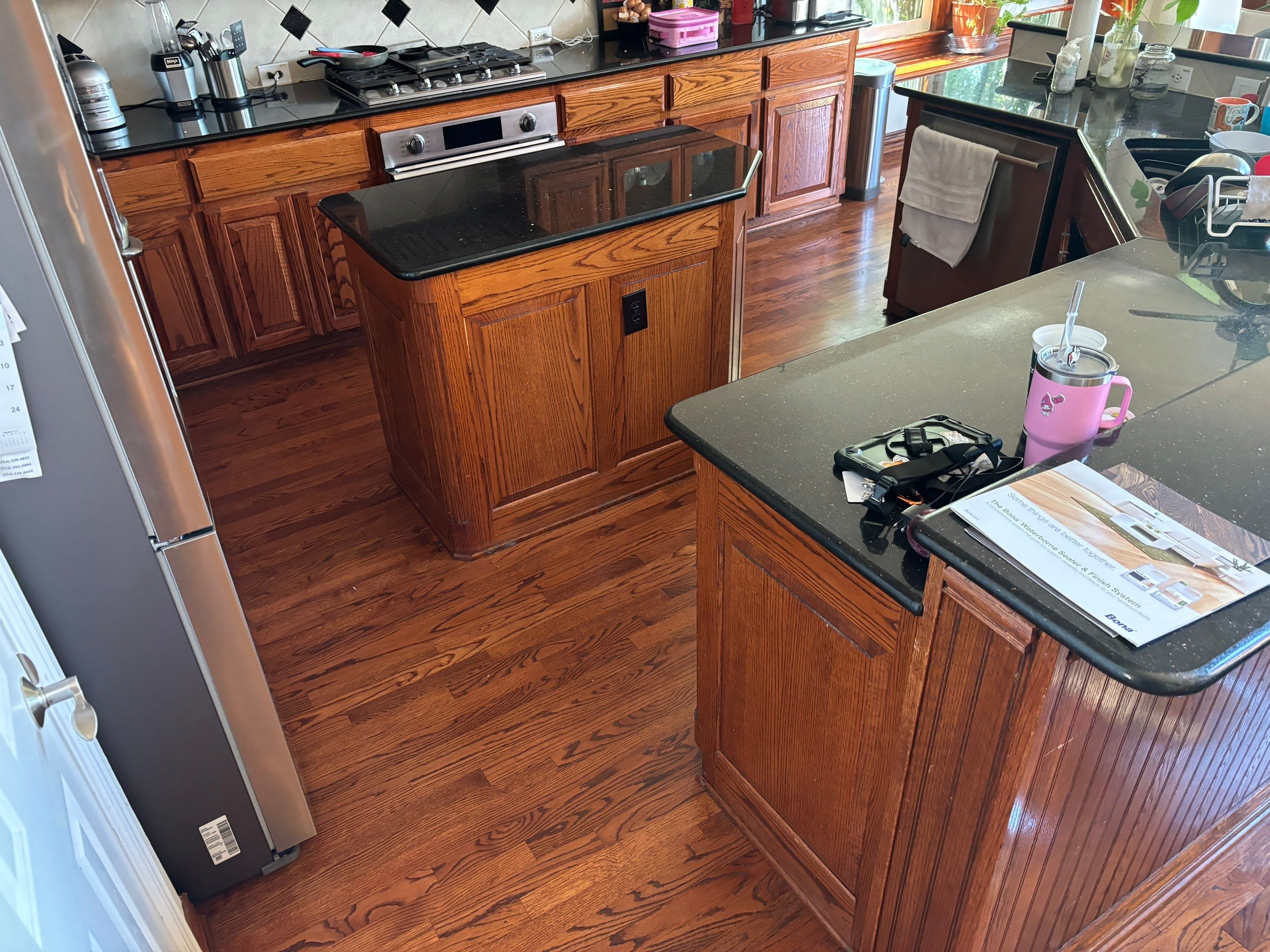 In Progress - Insurance replaced all hardwoods by Bernard Hardwood Floors