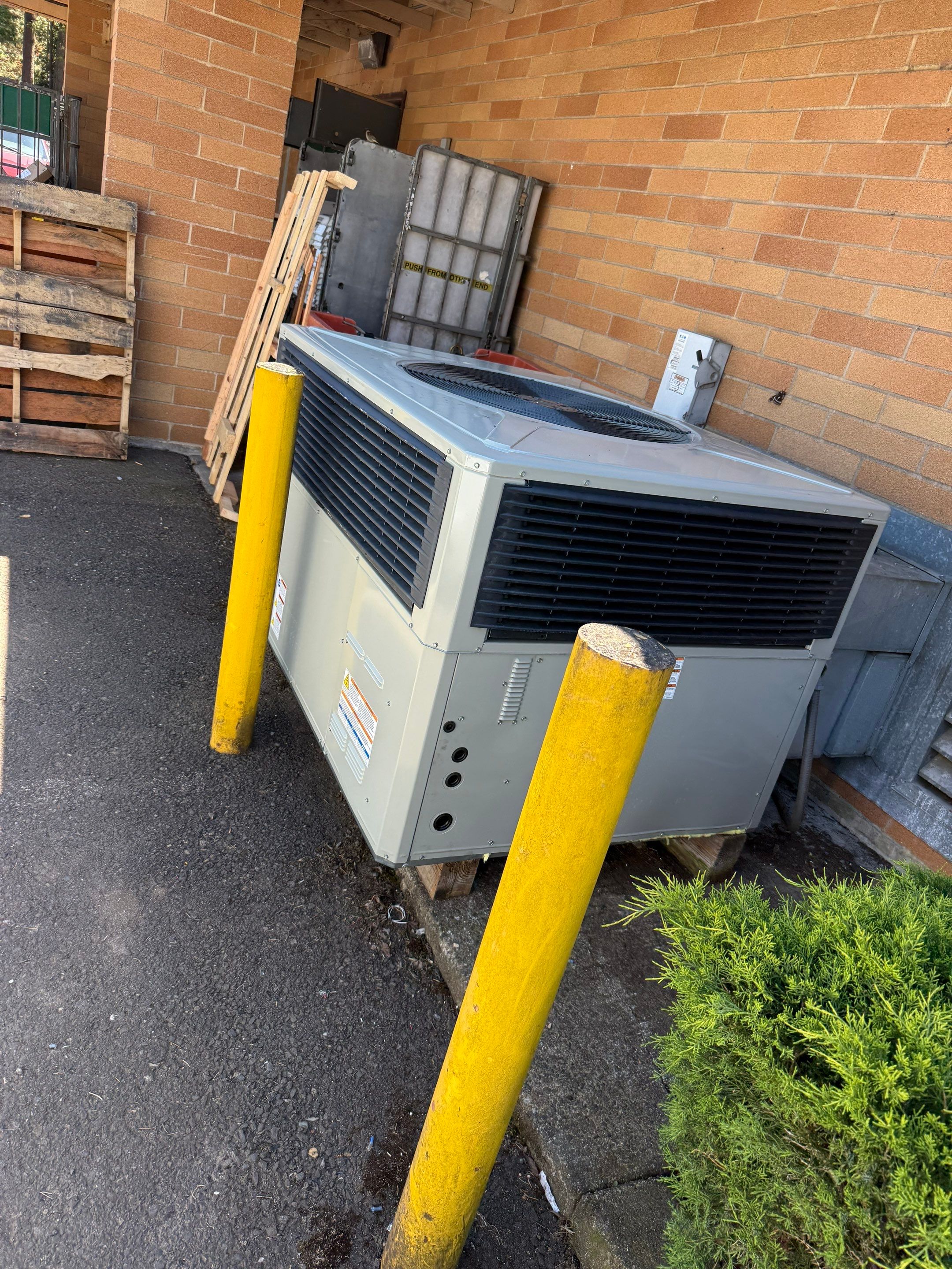 HVAC Replacement using Heat Pump Package Unit