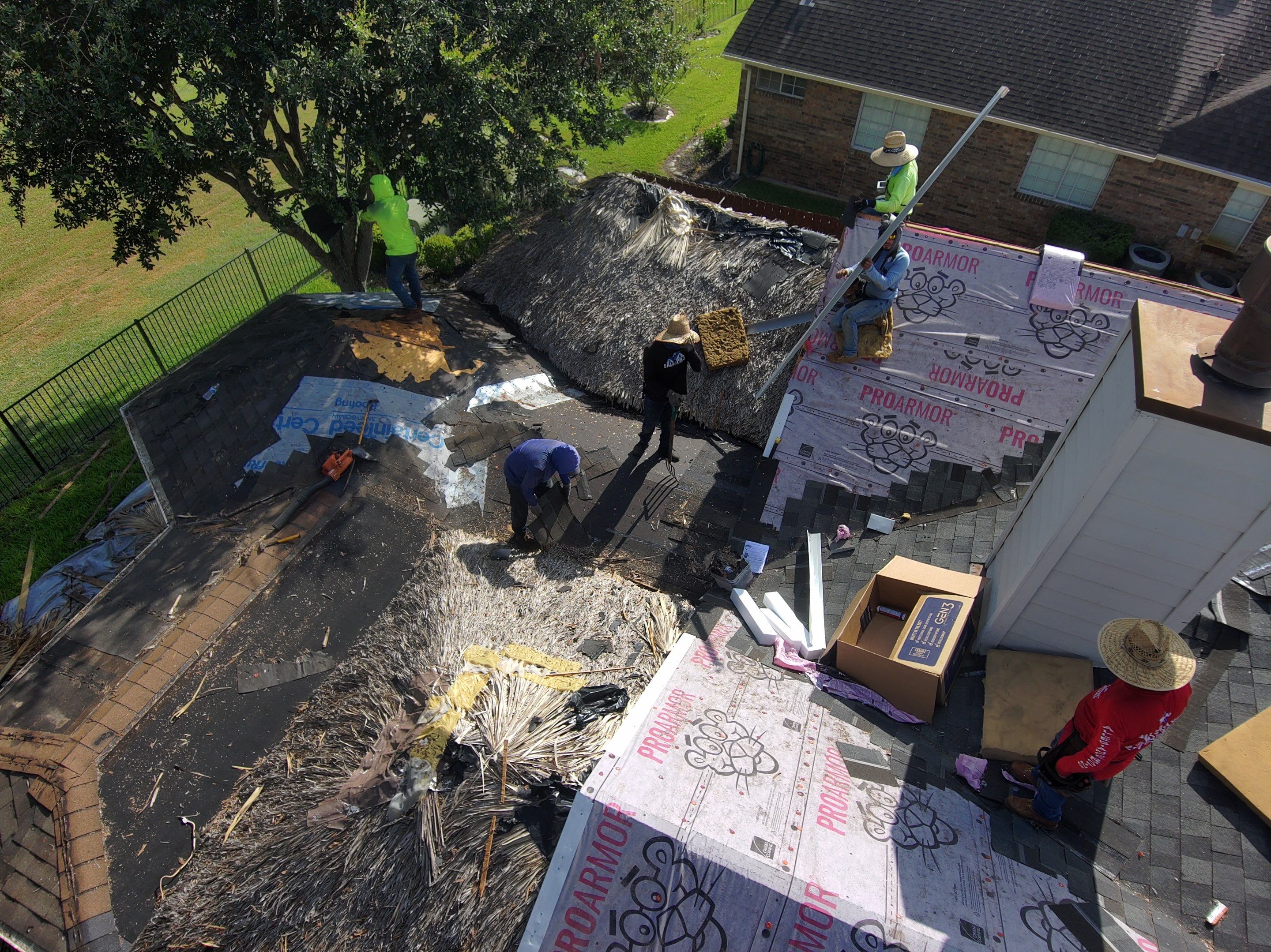 Residential Roofing Installation using Owen's Corning Duration (Lifetime) Shingles by Roof Repair Company