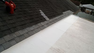 Flat Roof Repair using Certainteed Flintlastic SA Roofing System