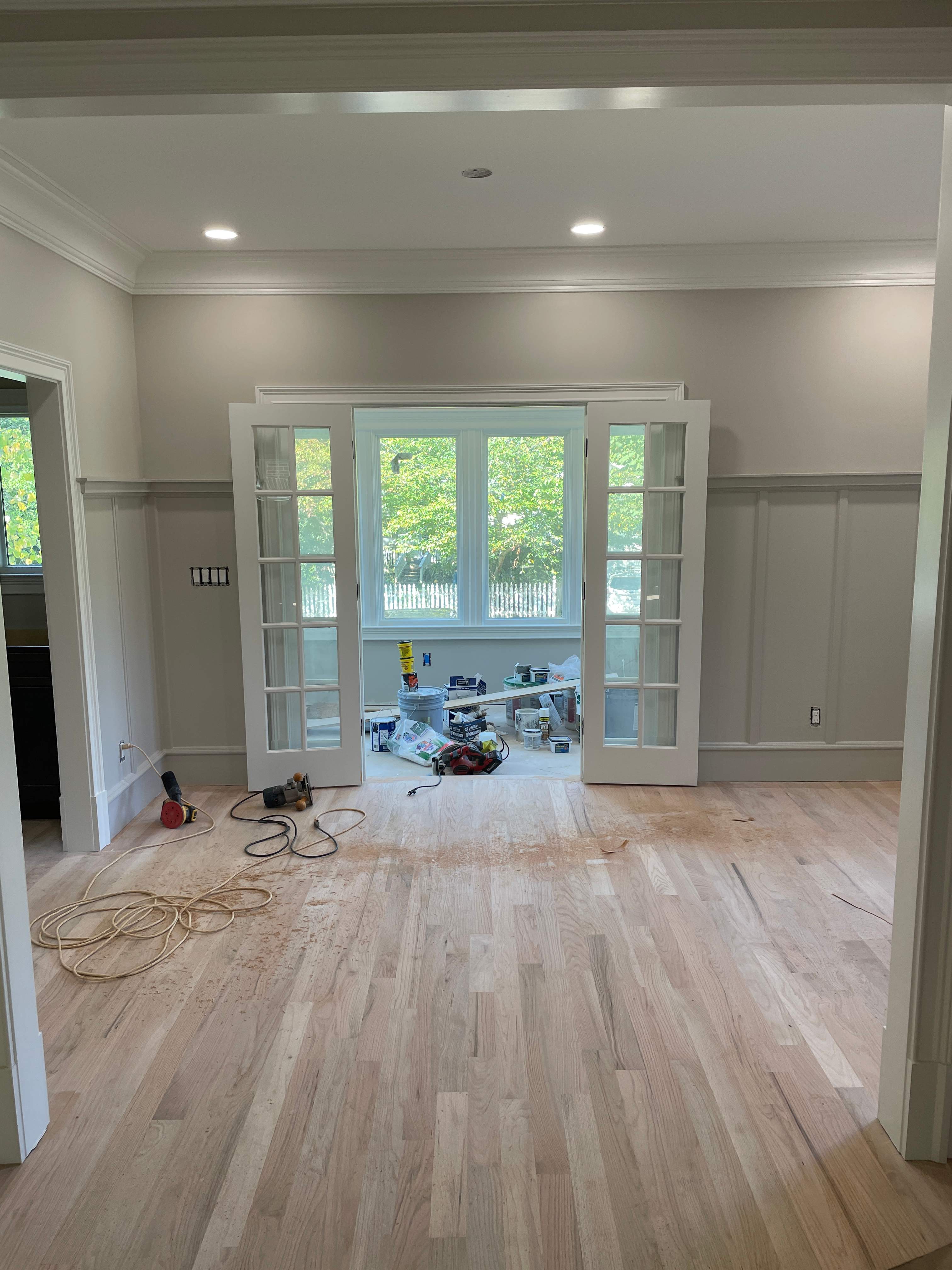 Flooring Installation using Red Oak by Footprints Floors of East Atlanta