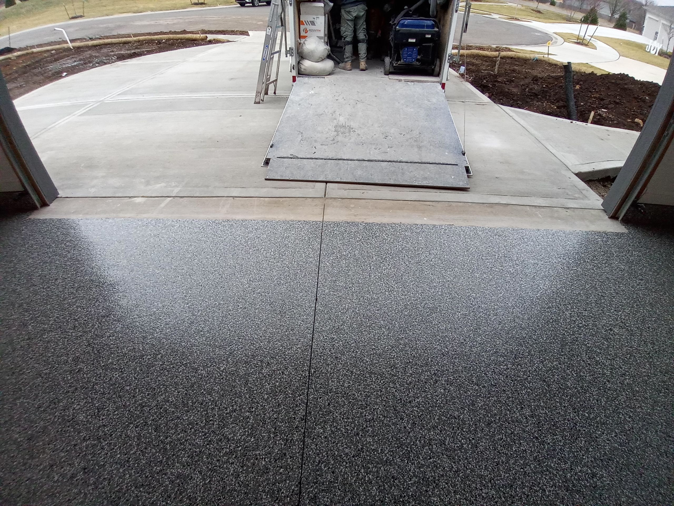 Garage using Smoke by Select Painting, Coatings & Garage Cabinets