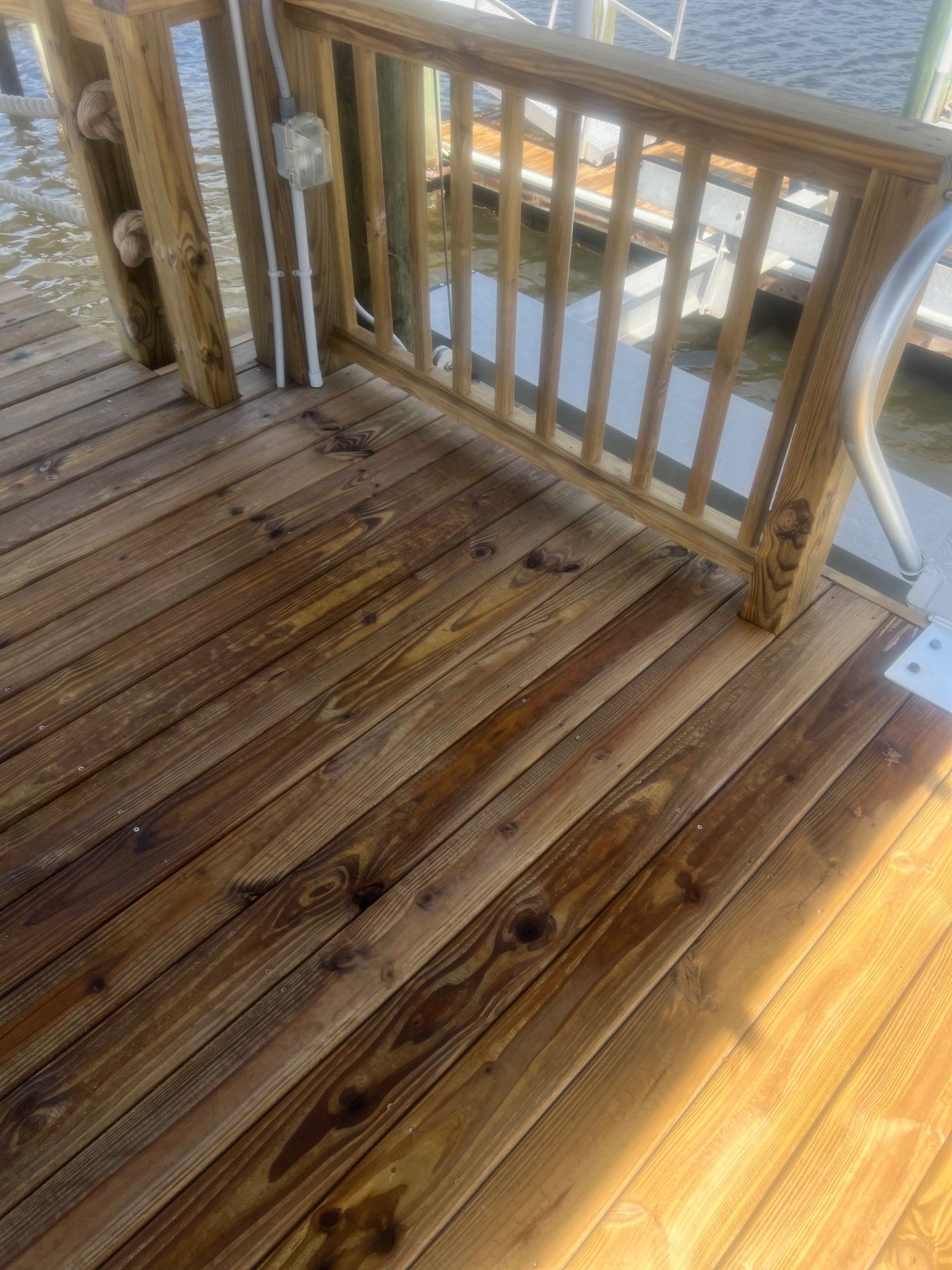 Dock using Wood Sealant by DuraSeal