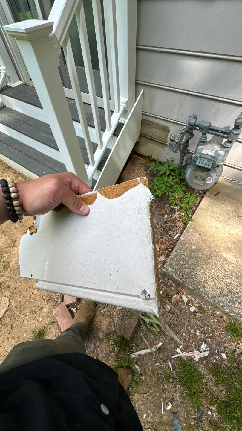 Great Falls: Siding Replacement with James Hardie Statement Beaded Plank in Cobblestone by RM Banning, Inc.