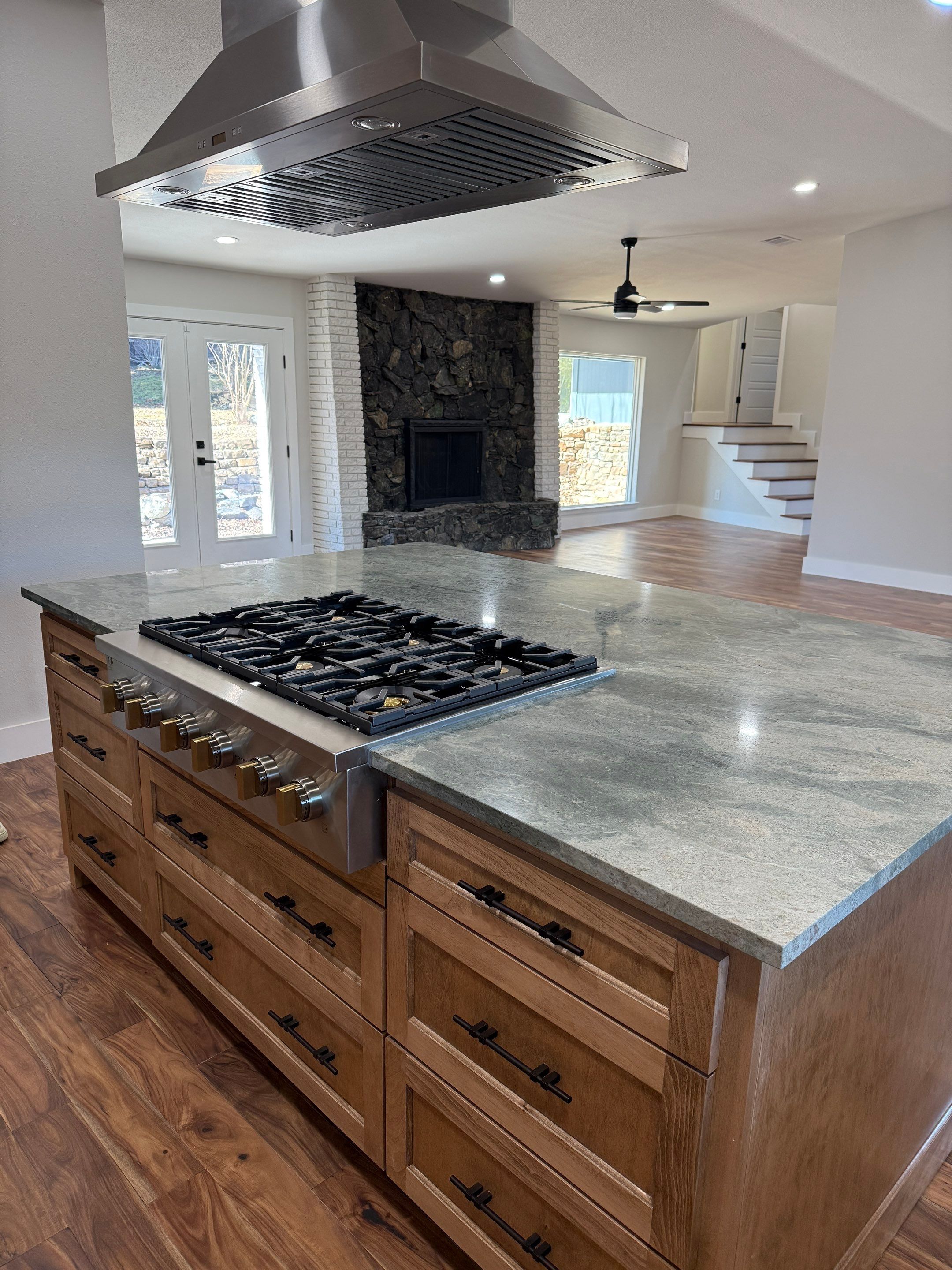 Custom Kitchen Remodel & Load Bearing Wall Removal: Dallas, TX by C3 Custom Builds