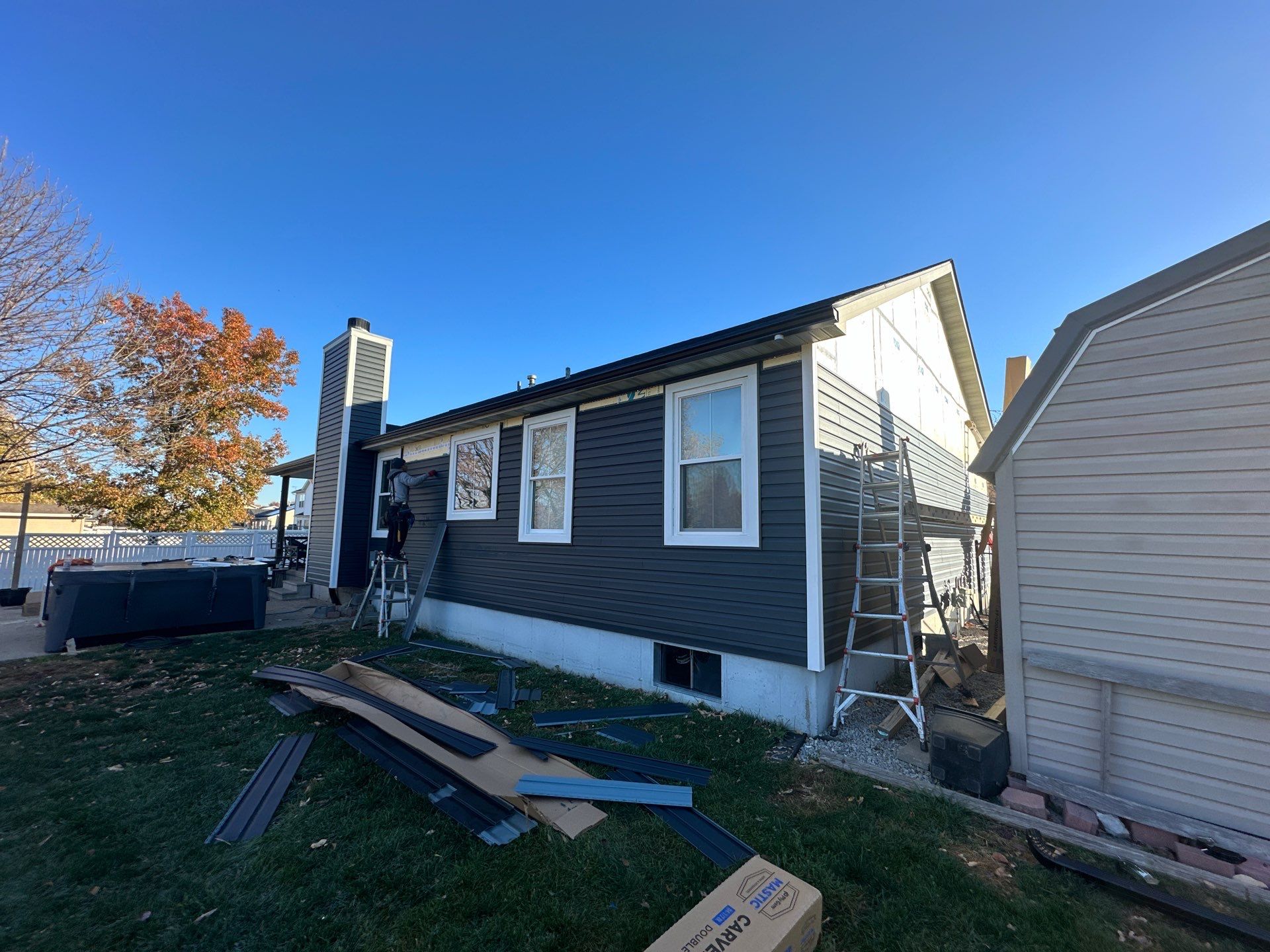 Installation of New Siding  by H&F Exteriors