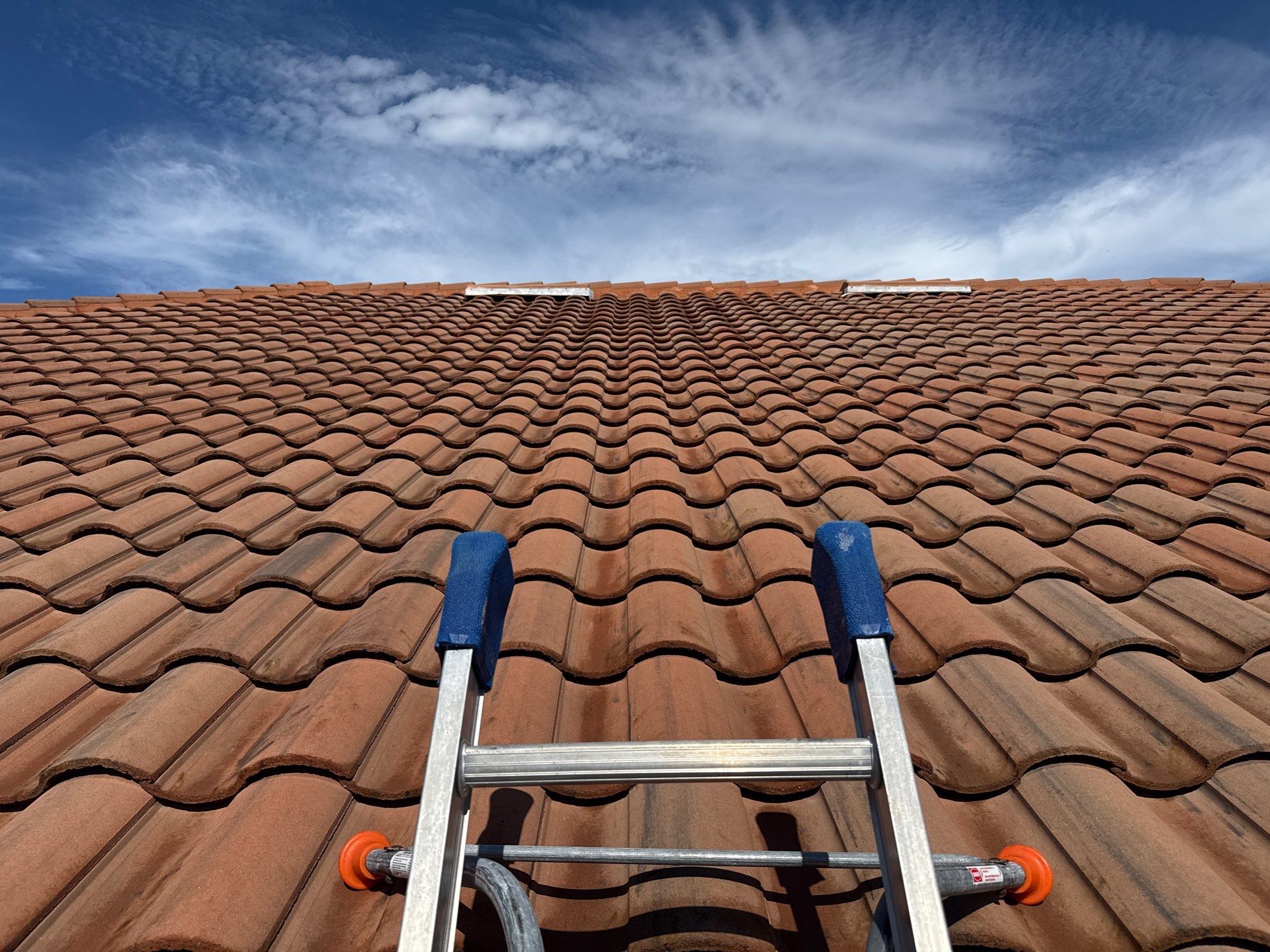 Barrel Tile Roof Cleaning in Esplanade Golf & Country Club – Lakewood Ranch, FL by Sunshine AquaWash