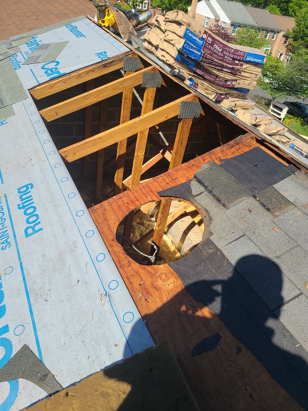 Oakton: CertainTeed Landmark Pro Designer Shingles in Max Def Pewter by RM Banning, Inc.