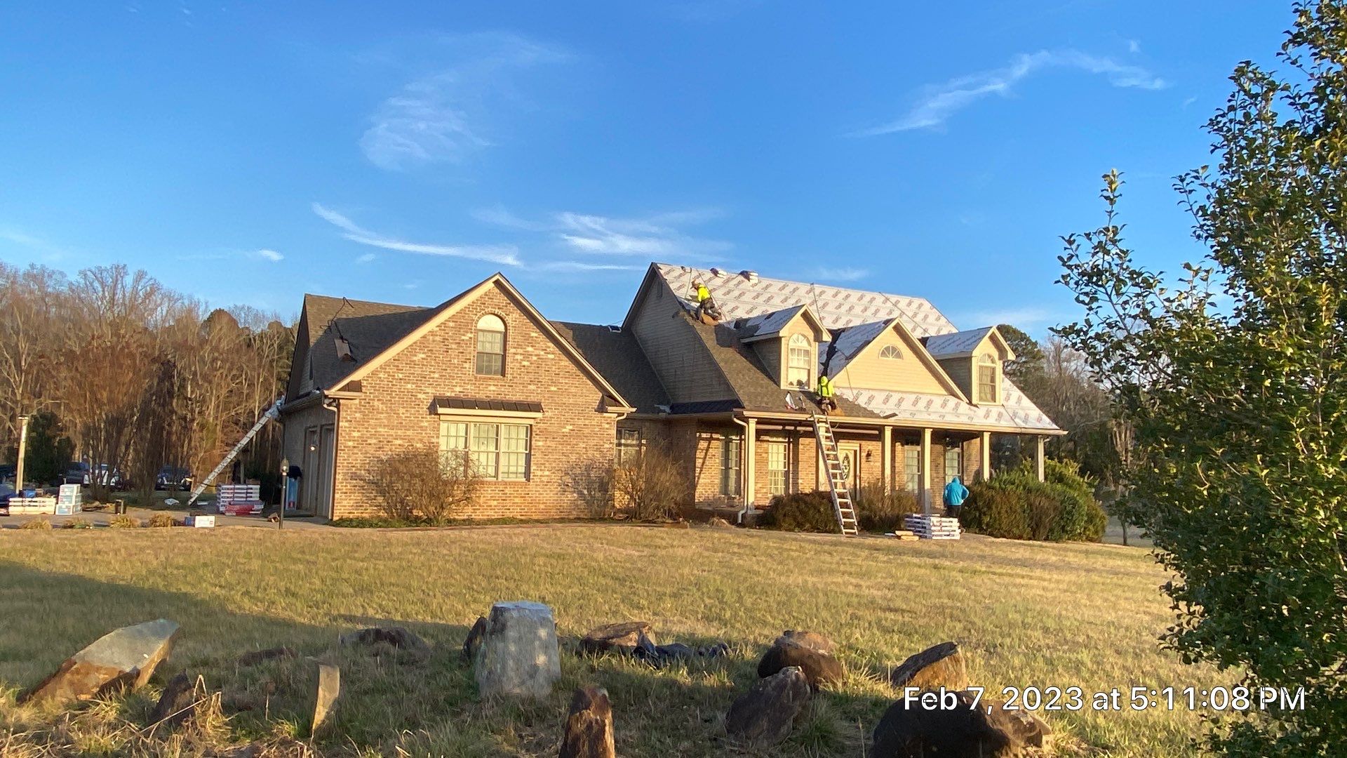 GAF Weathered Wood and Custom Copper by Just In Time Roofing and Restoration