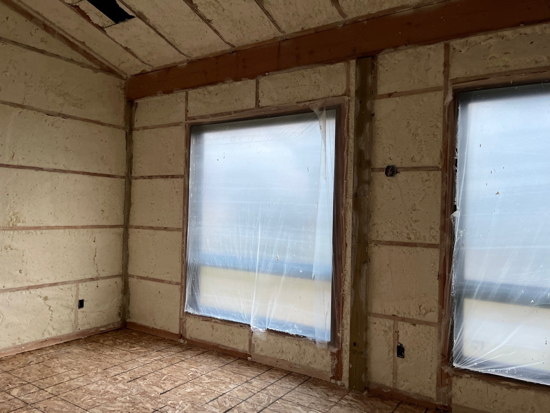 Open Cell Spray Foam to a Pole Barn by NYS Foam & Energy