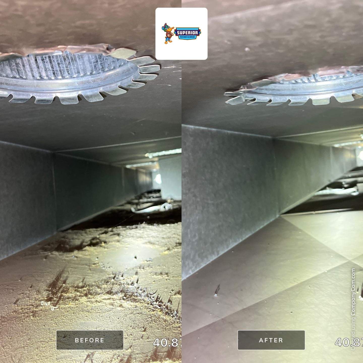 Air Duct Cleaning With a Vacuum Truck in Salem, OH by Superior Air Duct Cleaning