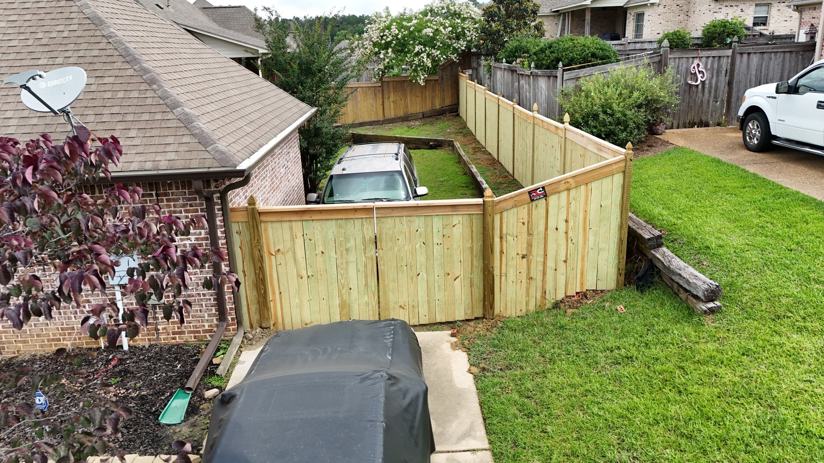 6' Treated Pine Good Neighbor 4x4 Posts by Roberson Construction LLC