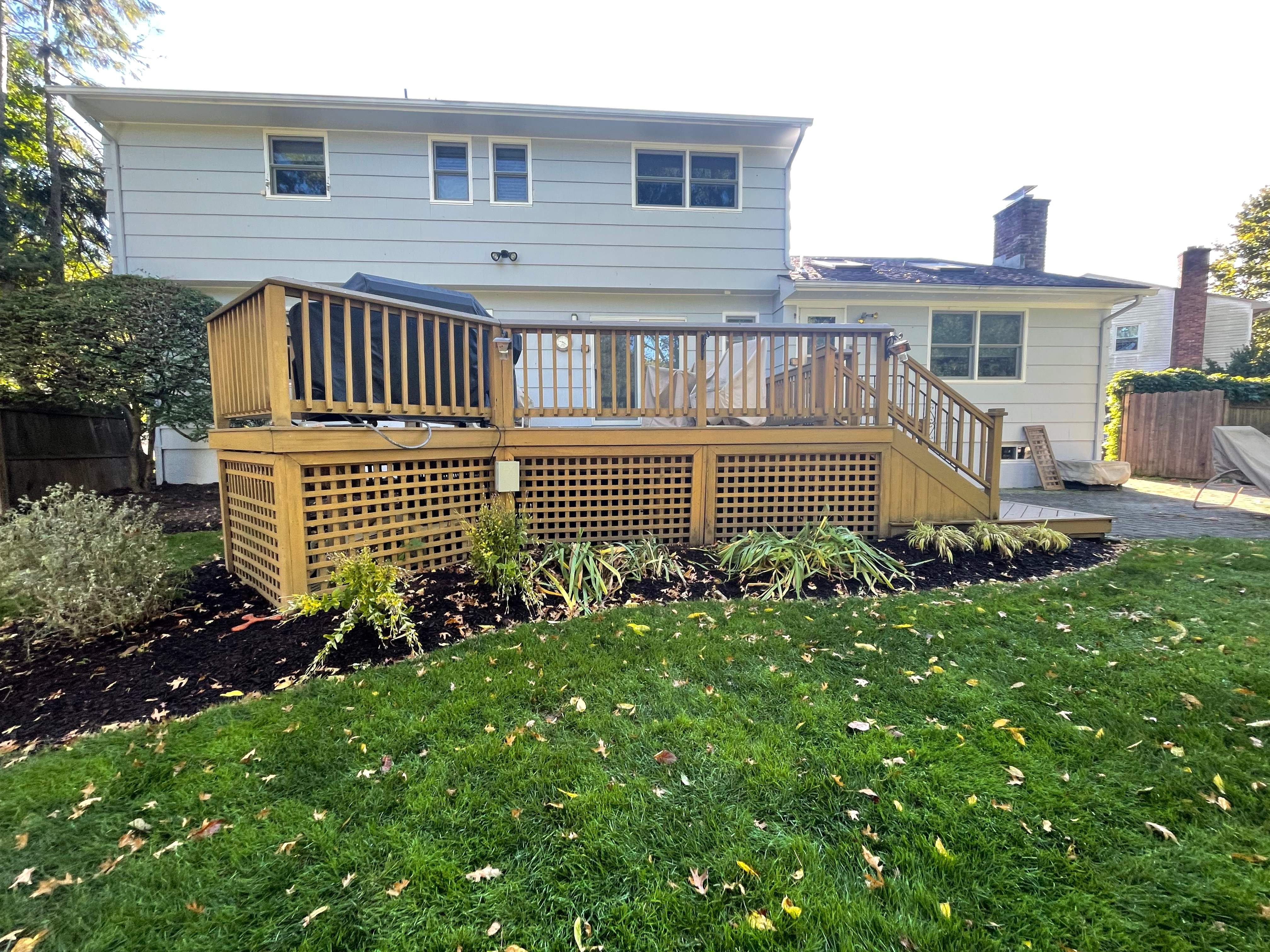 Deck Resurface and New A-Frame Roofing by deck guardian