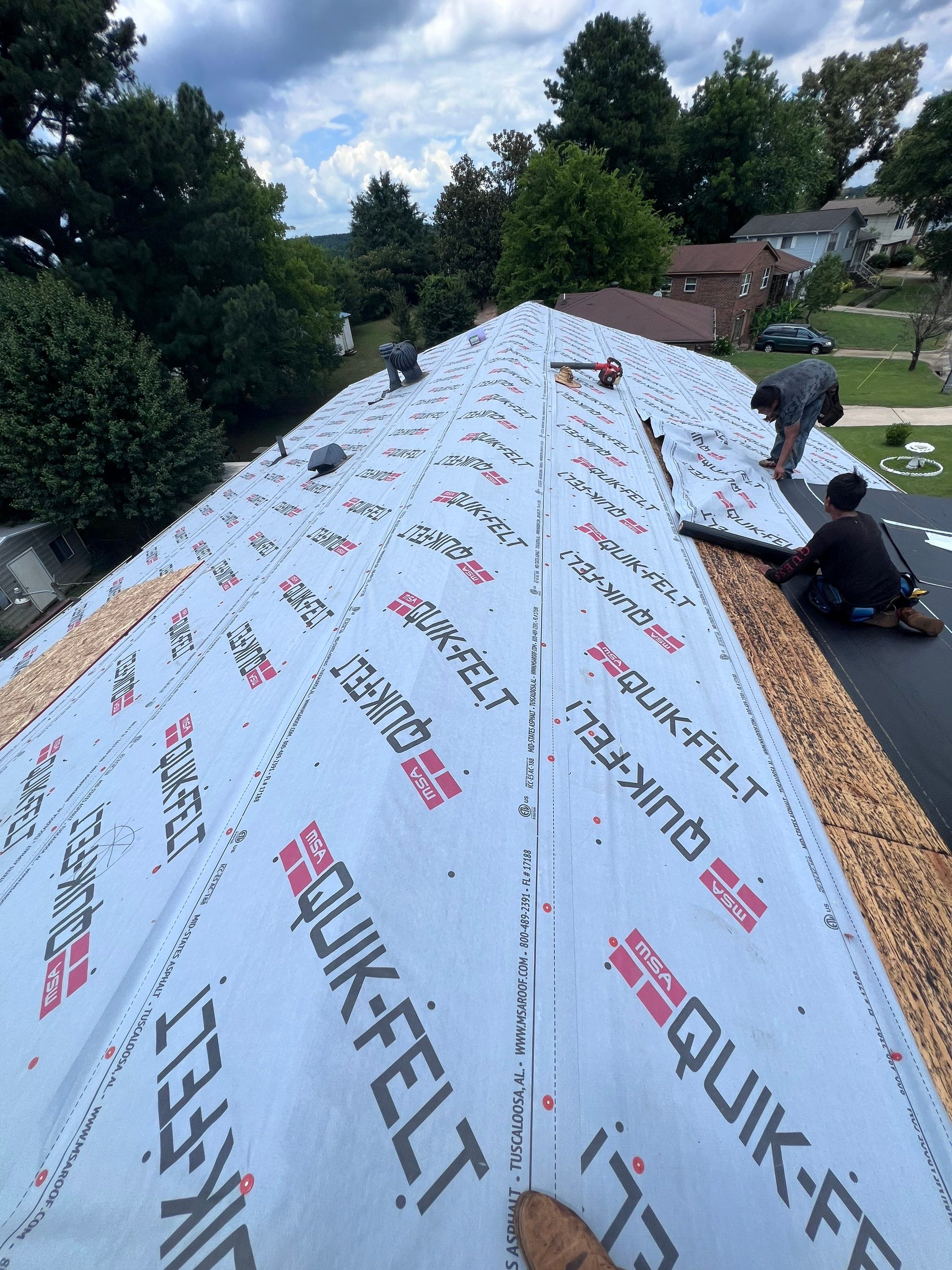 Residential Roofing Installation using Architectural Shingles by The Roofing Dudes