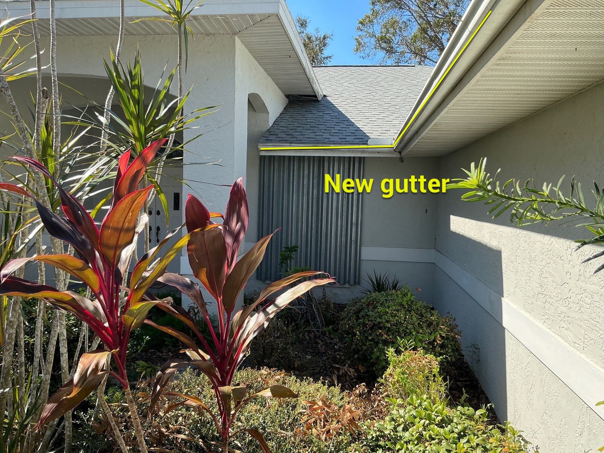 Install Vinyl Soffit in Sarasota FL by Gutter Professors