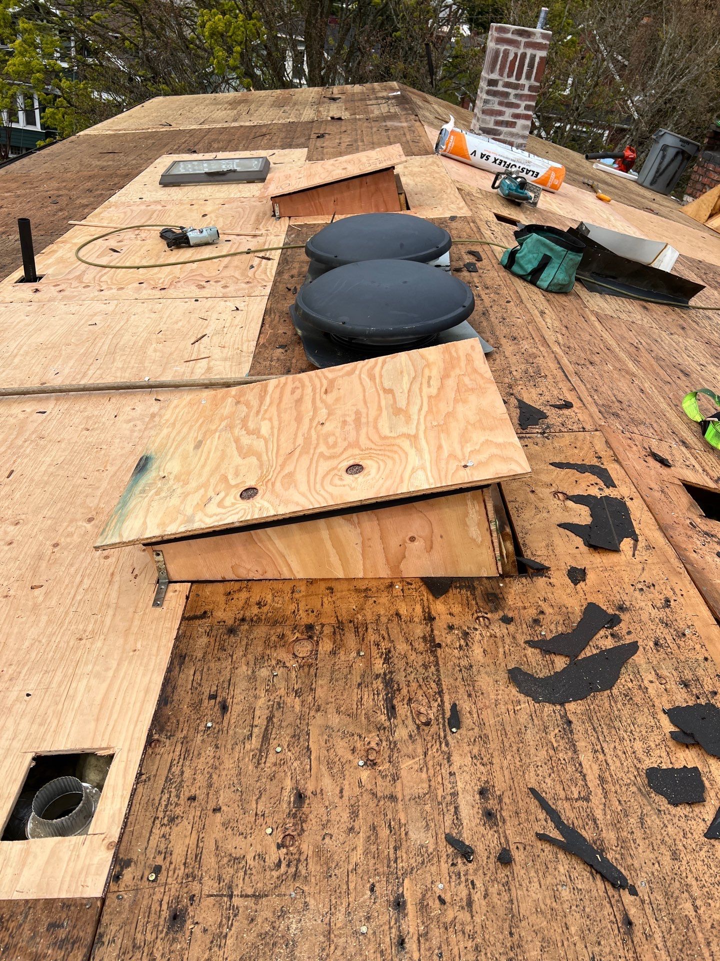 Residential Roofing Installation using GAF HDZ Shingles by Roofing Formula LLC