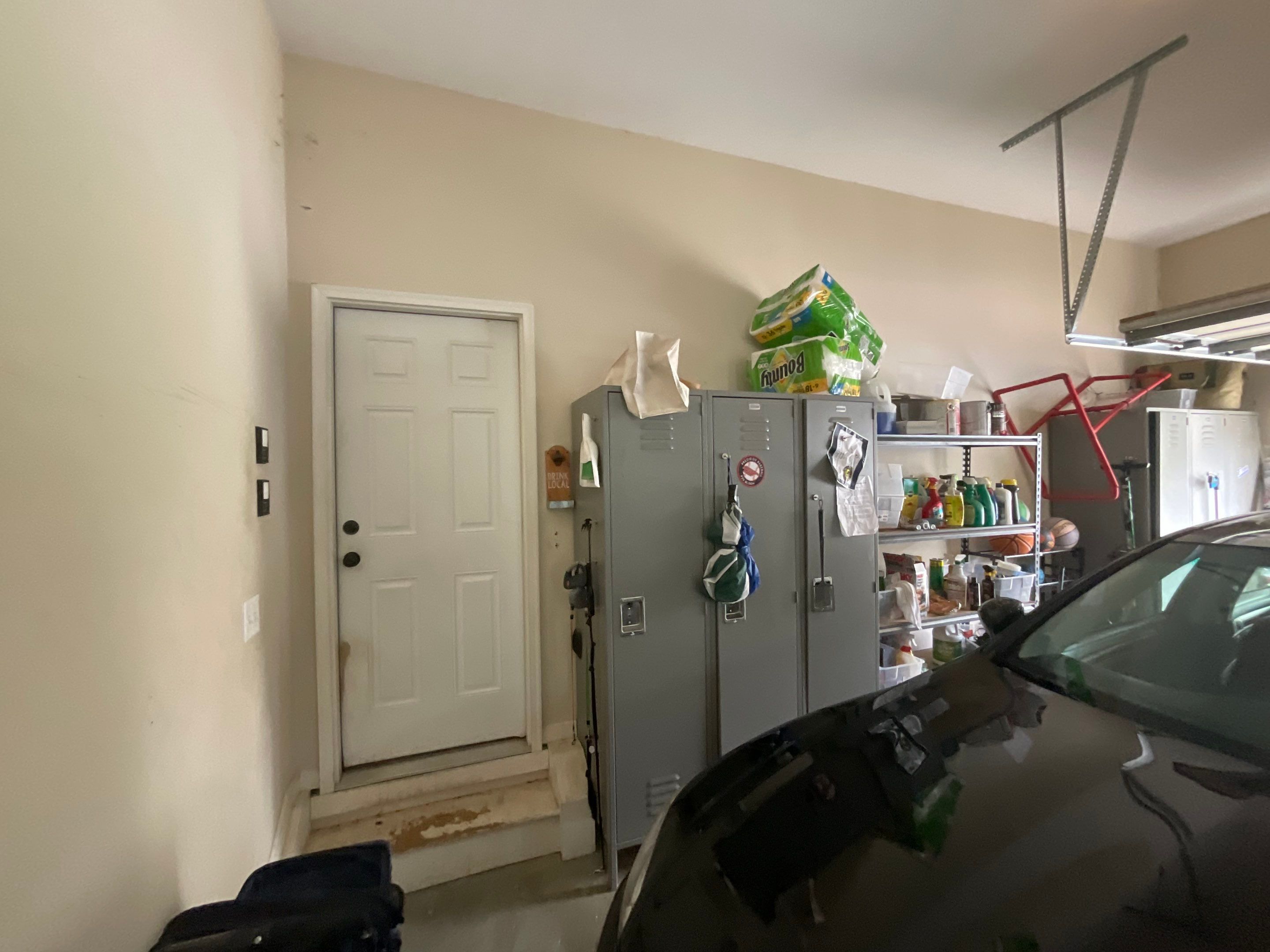 Garage Interior and Door Painting Update in Woodstock by Swift Home Renovations
