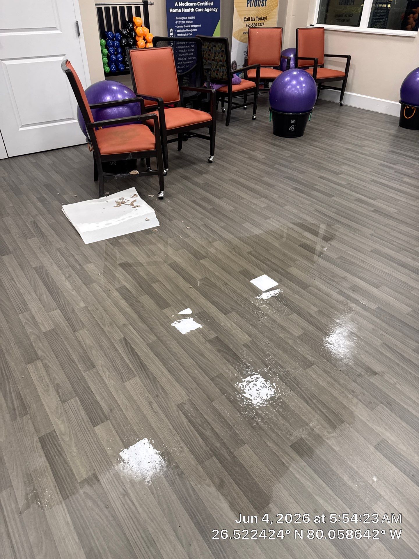 Commercial Water Damage Mitigation and Floor Drying in Boynton Beach by SuperClean