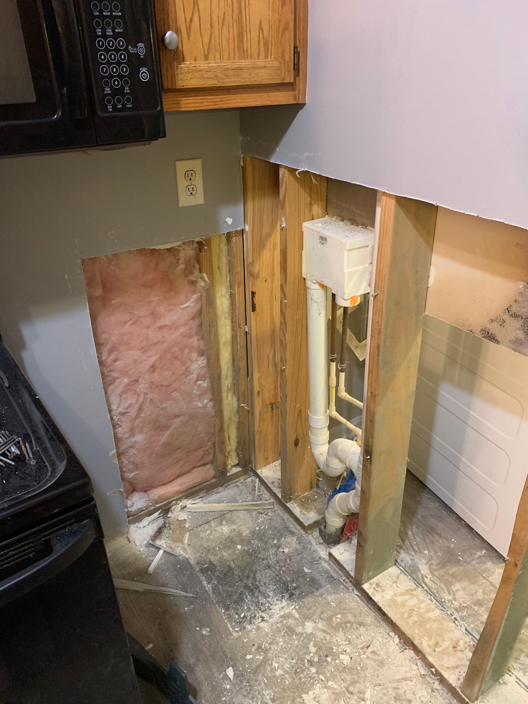 Interior Mold Remediation in Kitchen by ANR Restoration